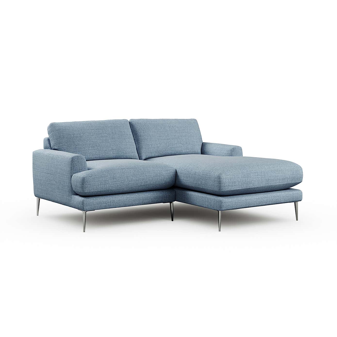 Lawson Chunky Tonal Weave Corner Chaise Sofa