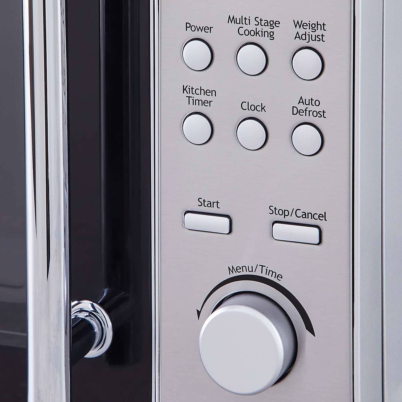 Dunelm 20L 700W Stainless Steel Microwave