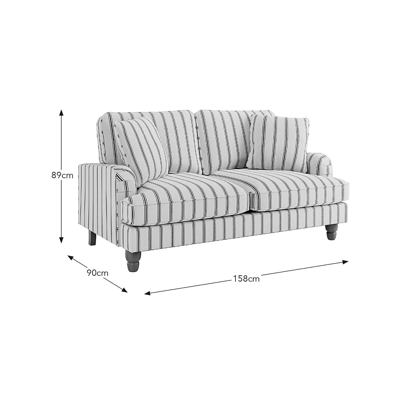 Beatrice Folkstone Stripe 2 Seater Sofa