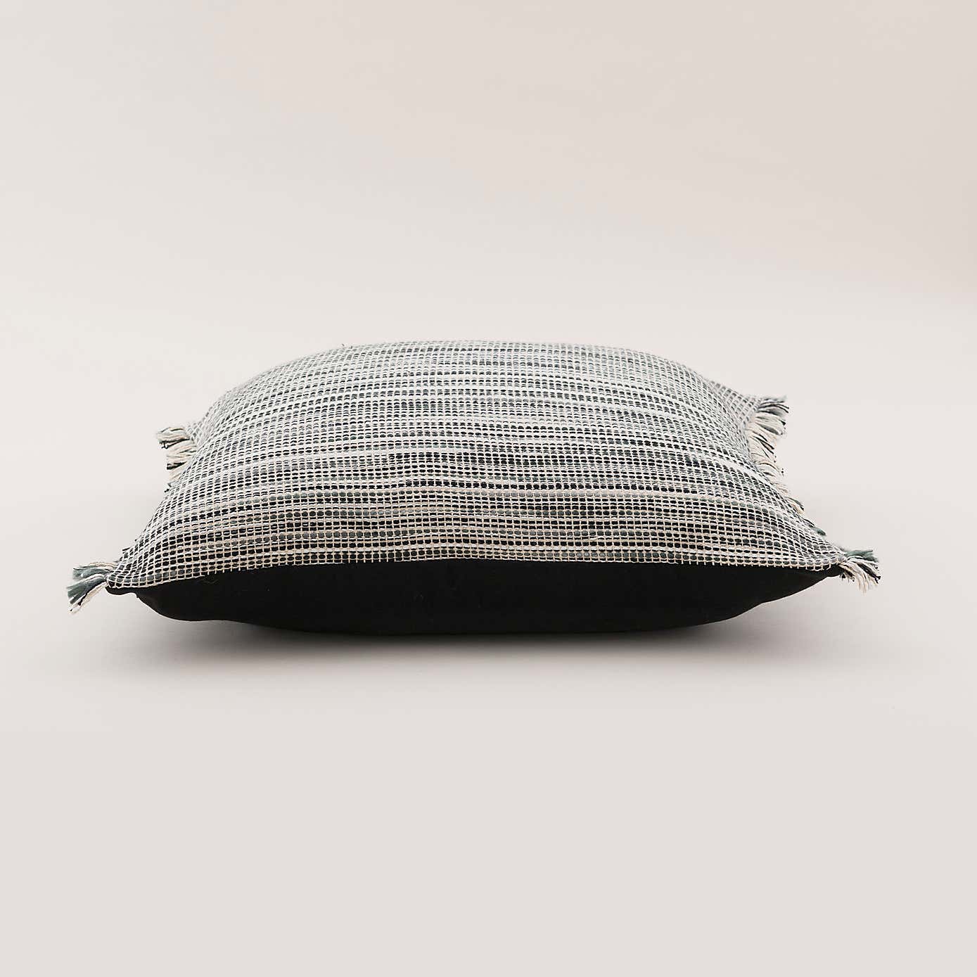Ava Flat Weave Cotton Square Cushion