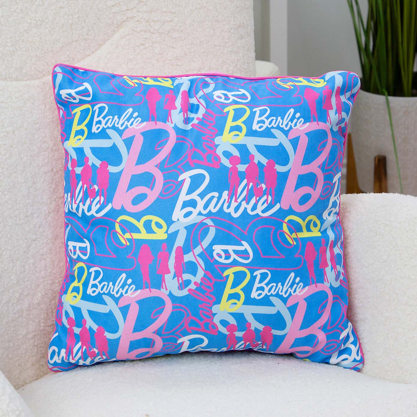 Barbie Unboxed Reversible Square Cushion
