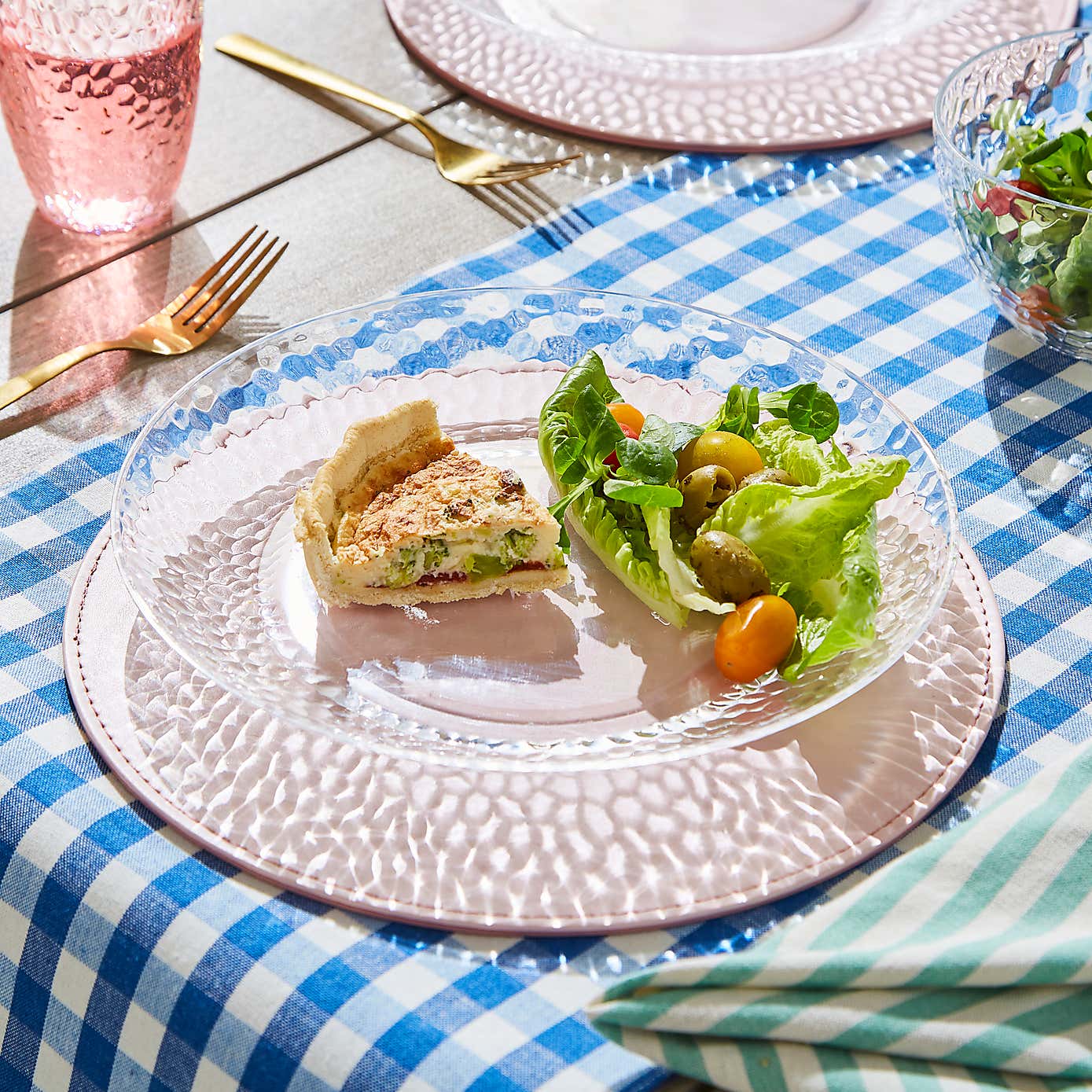 Ripple Acrylic Dinner Plate