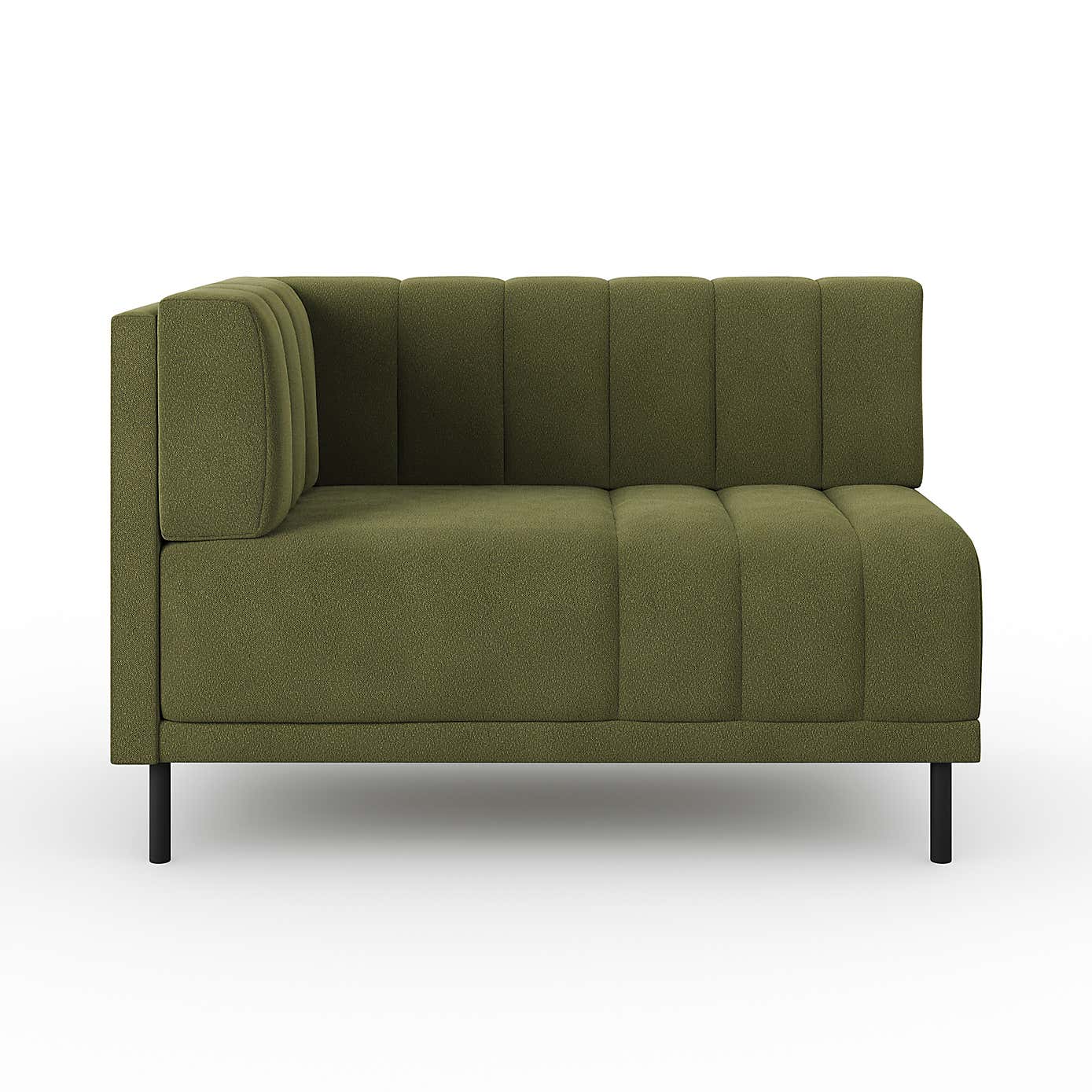 Amali Corner Dining Bench, Boucle