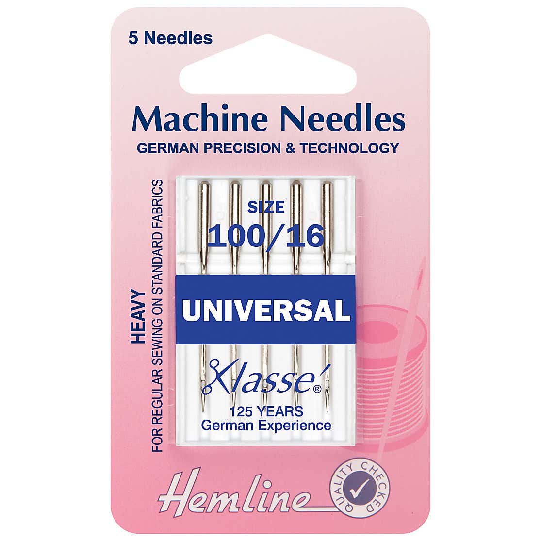 Hemline 100.100 Universal Heavy Sewing Machine Needles