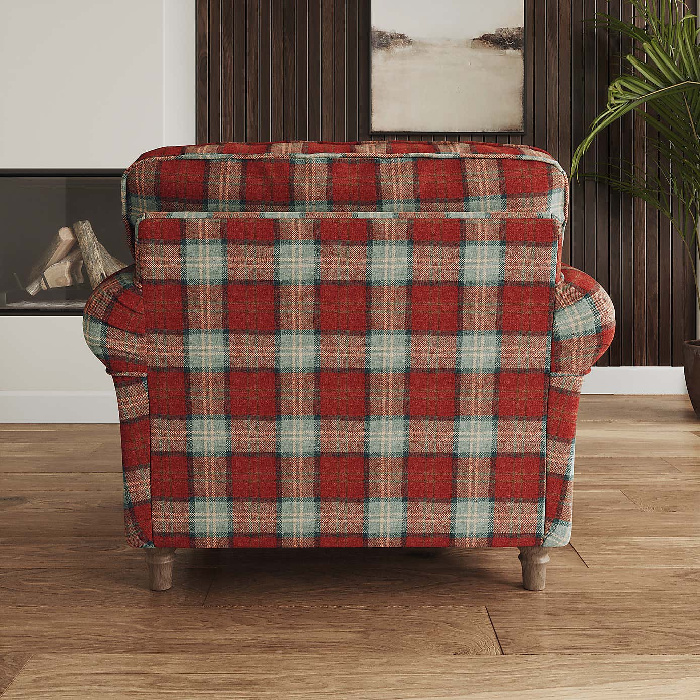Flori Orkney Armchair, Check Pattern