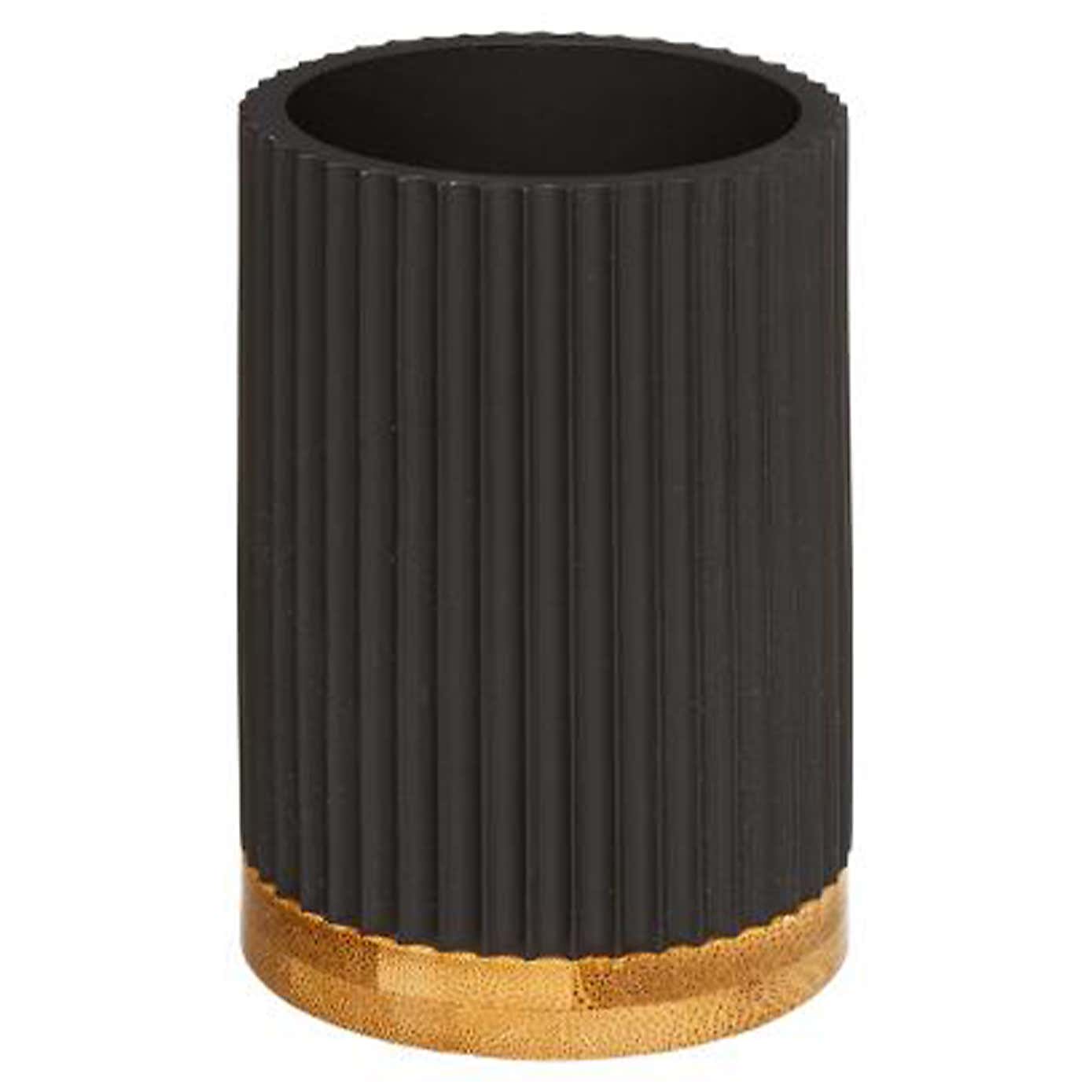 Modern Bamboo 3 Piece Bathroom Accessories Set