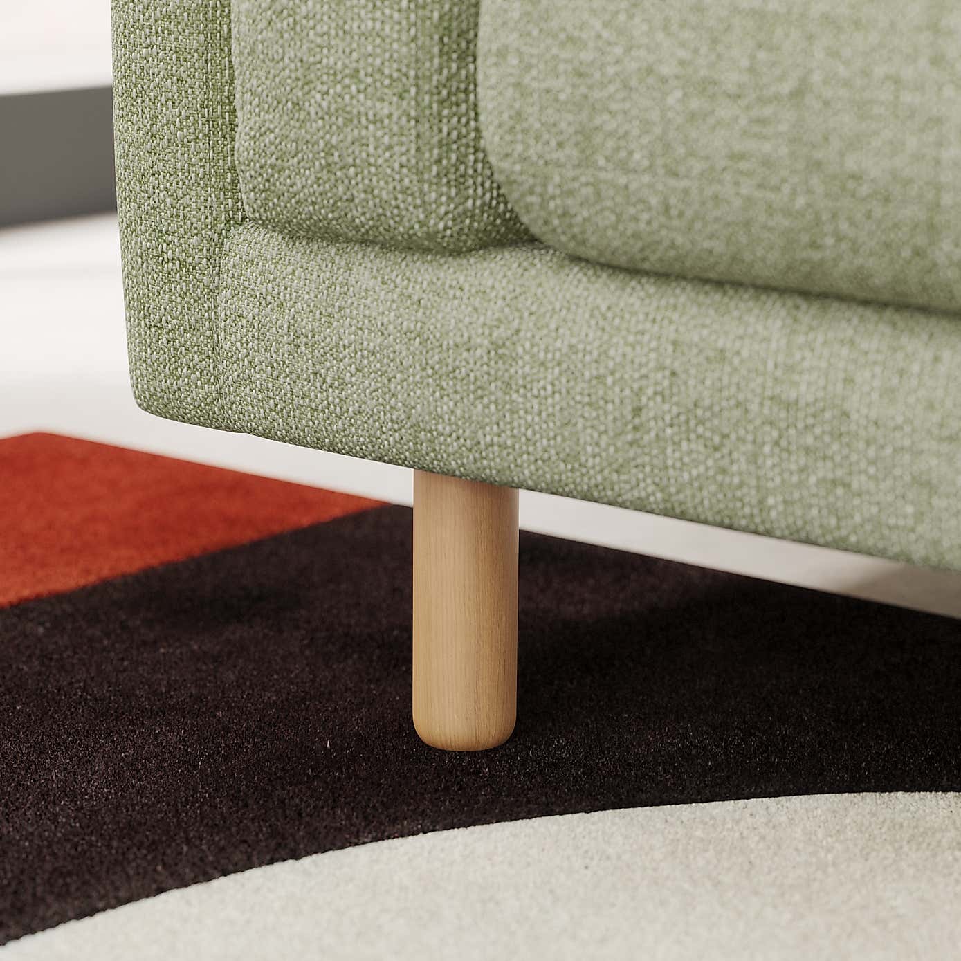 Newton Chunky Tonal Weave Corner Chaise