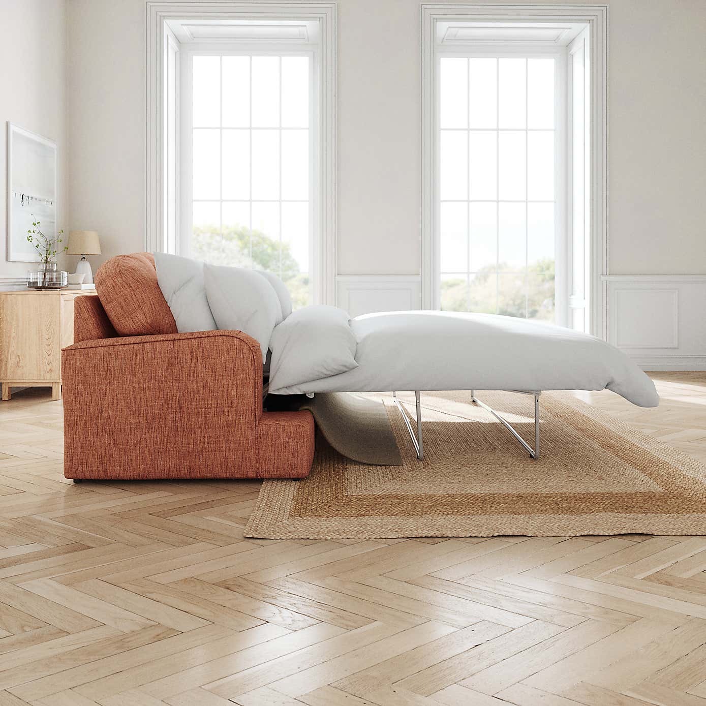 Slub Faux Linen Fabric Sample