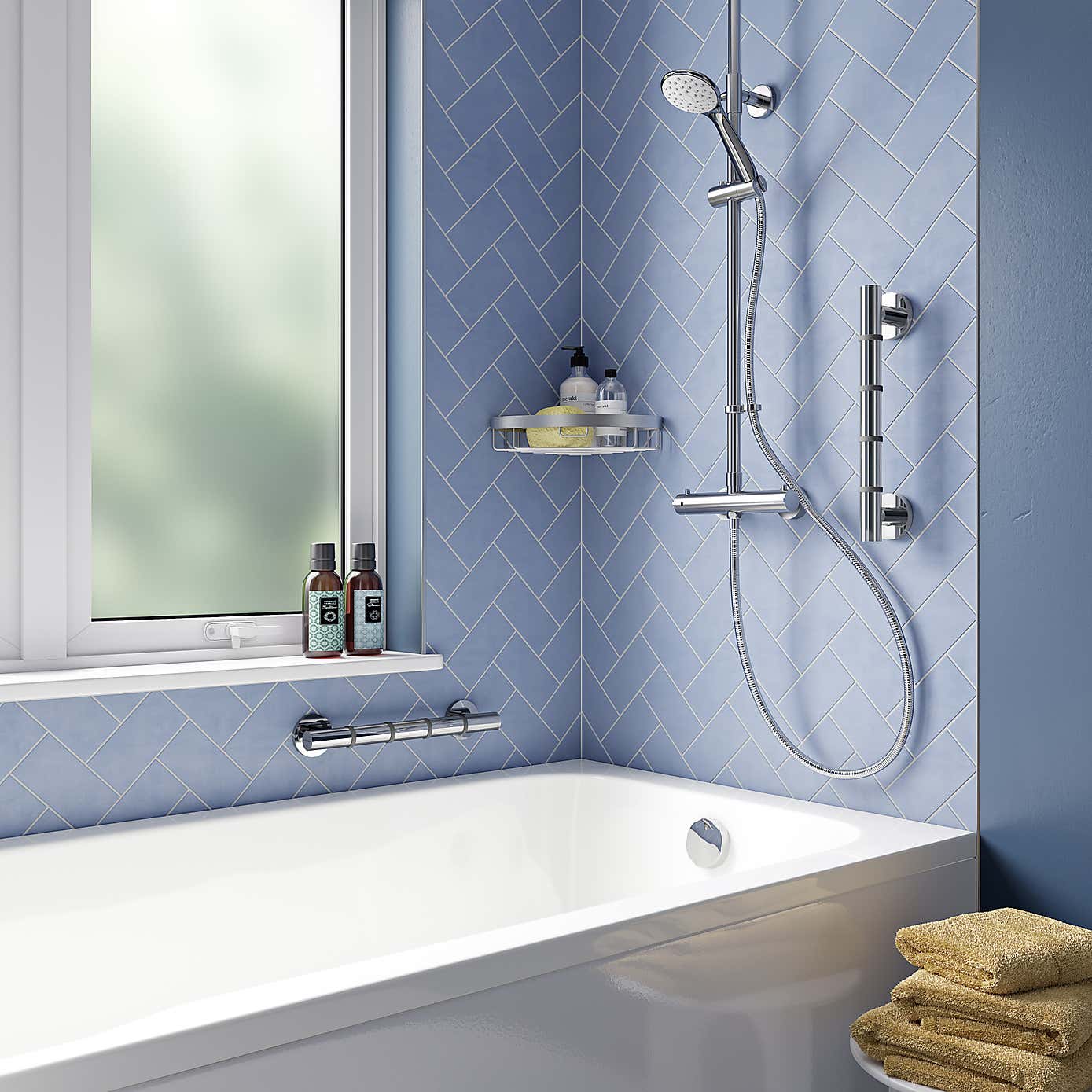 Grab N Grip 38cm Straight Grab Bar