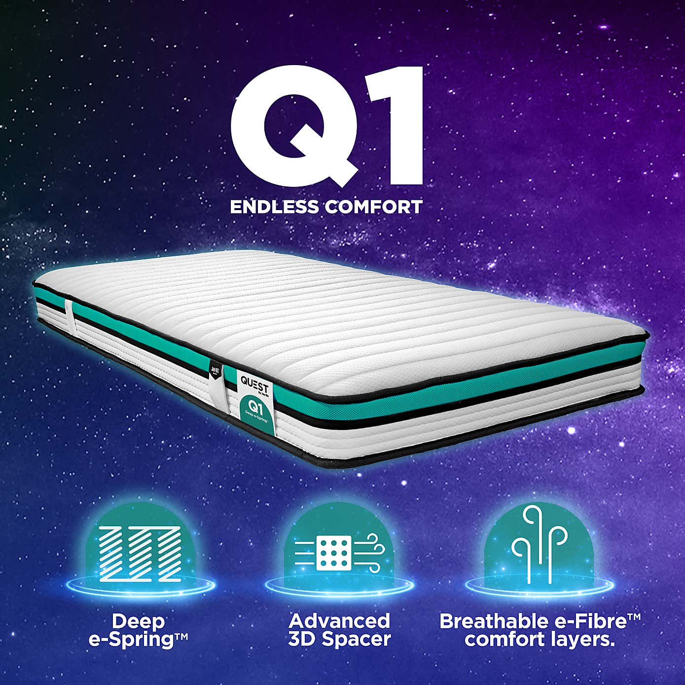 Jay-Be Quest Q1 Endless Comfort Mattress