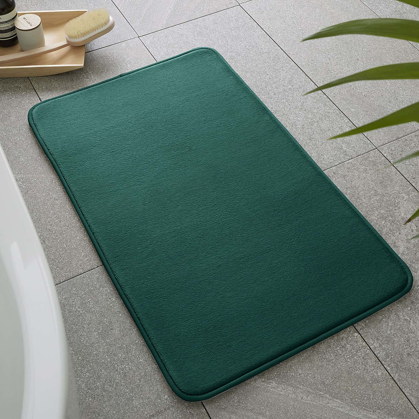 Catherine Lansfield Anti Bacterial Memory Foam Bath Mat