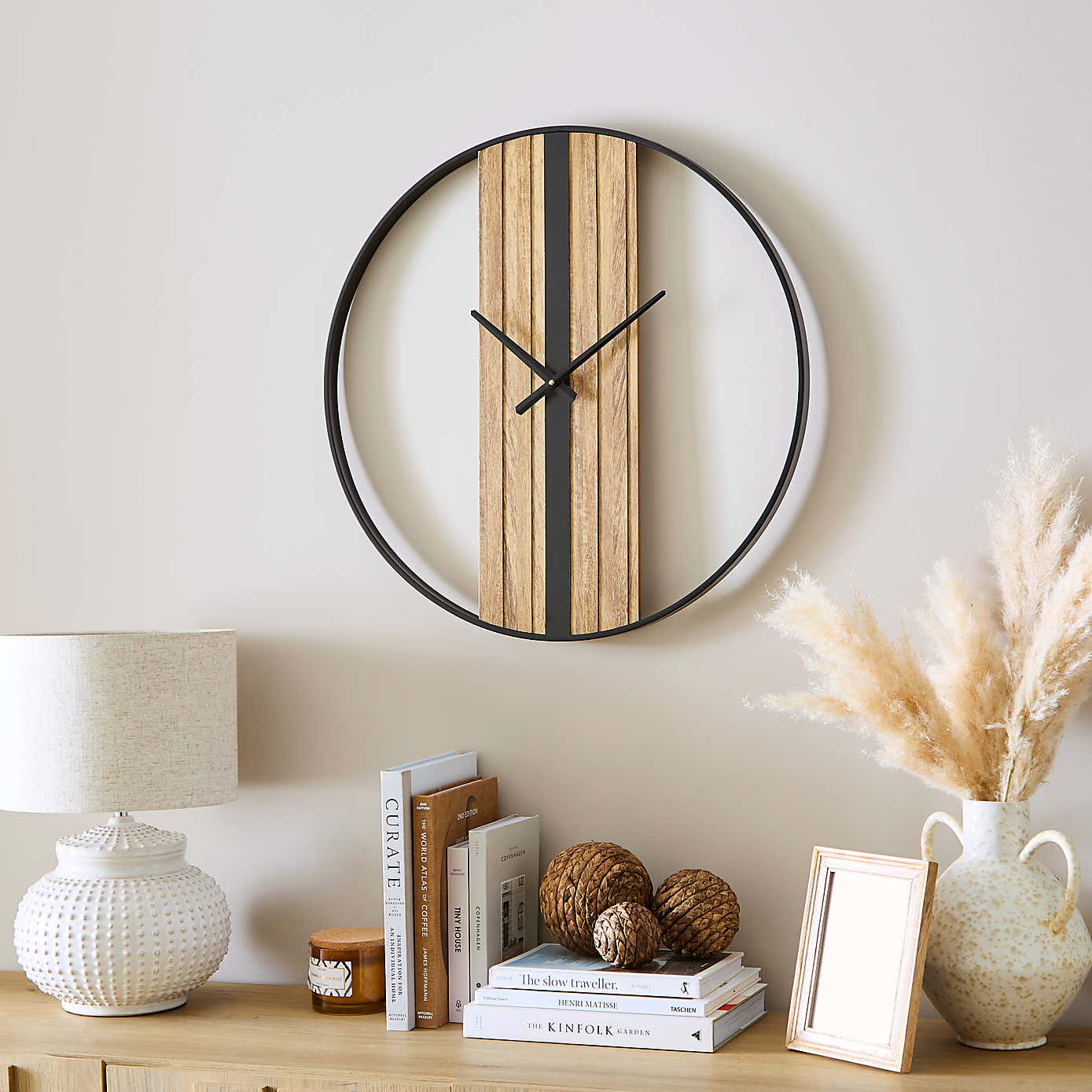 Bryant Industrial Round Wall Clock