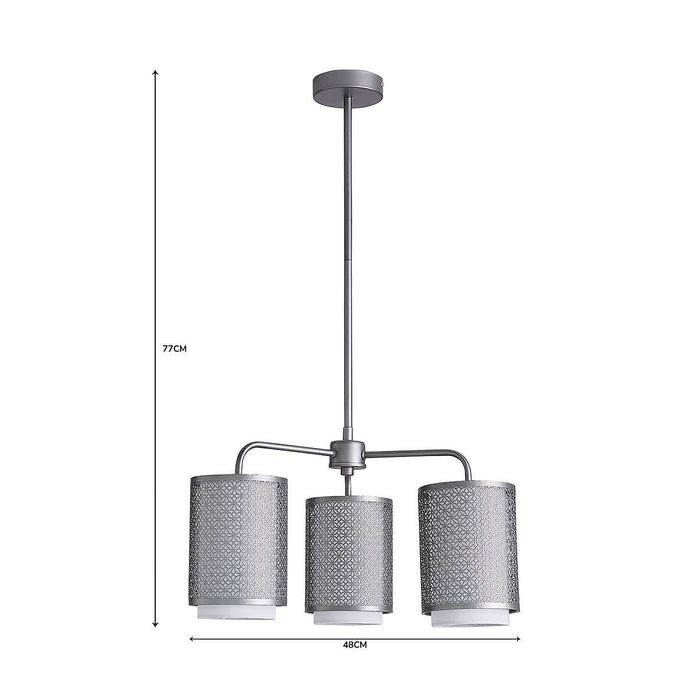 Vienna 3 Light Ceiling Fitting