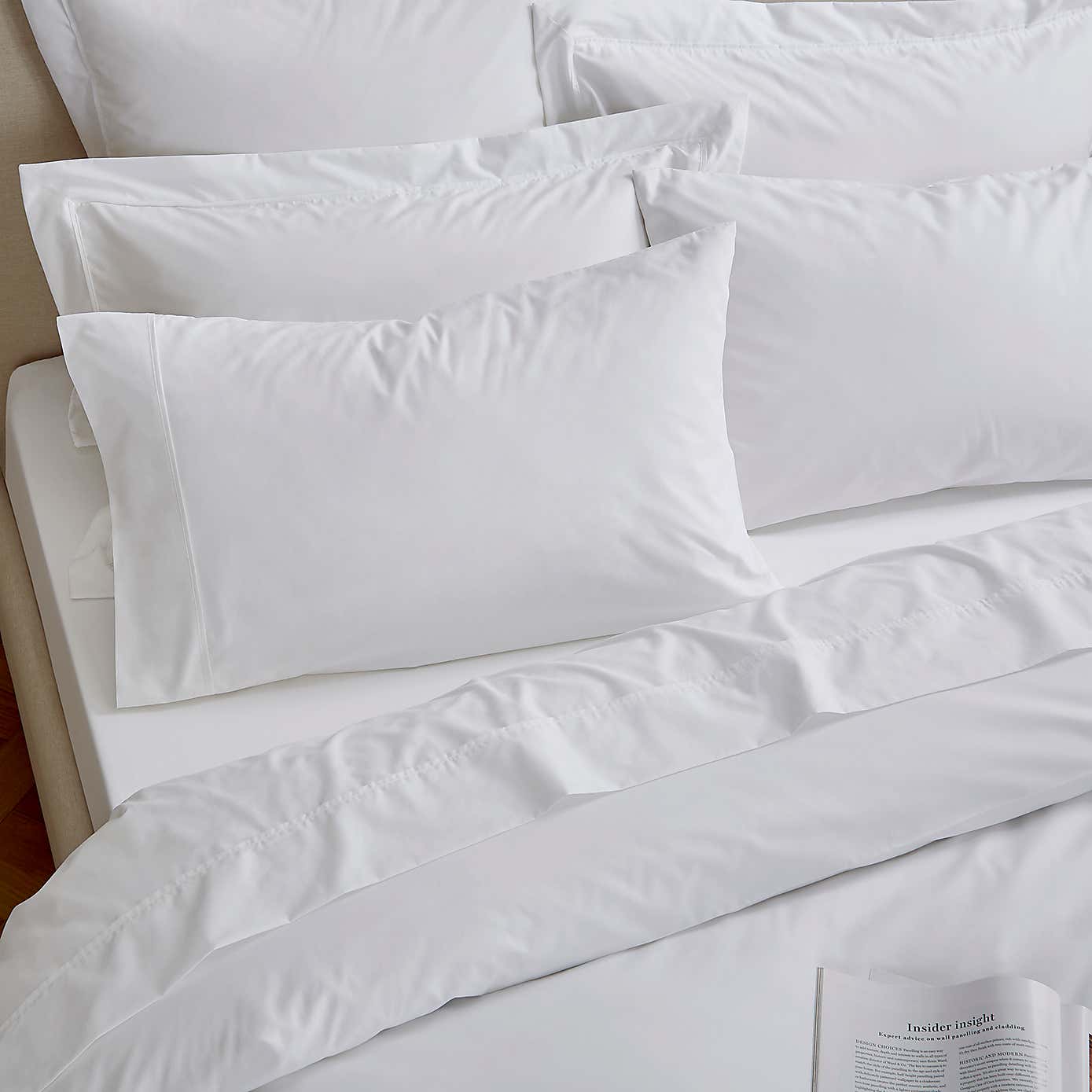 Dorma Egyptian Cotton 400 Thread Count Percale Oxford Pillowcase