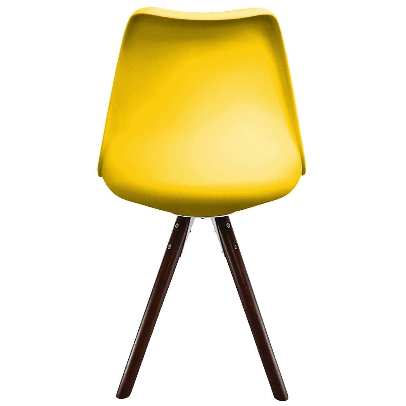Fusion Living Soho Plastic Dining Chair with Pyramid Legs
