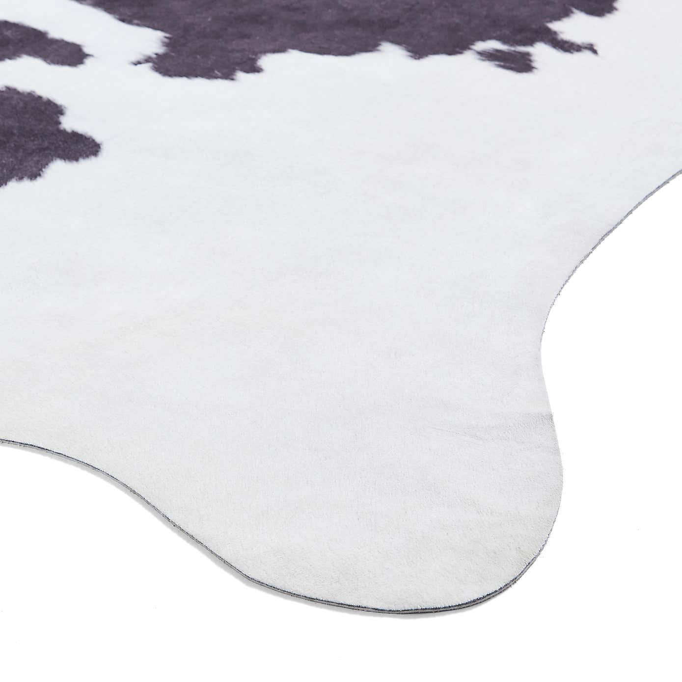 Faux Cow Print Rug