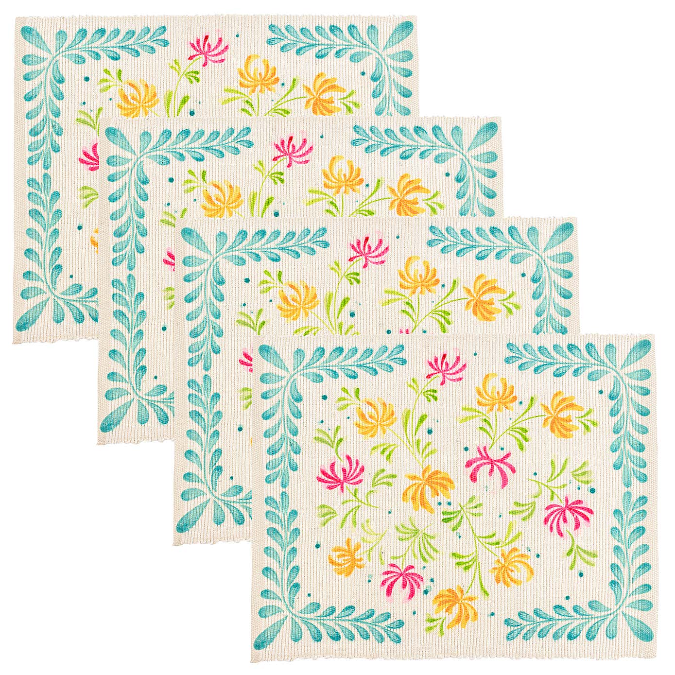 Furn Set of 4 Honeysuckle Placemats