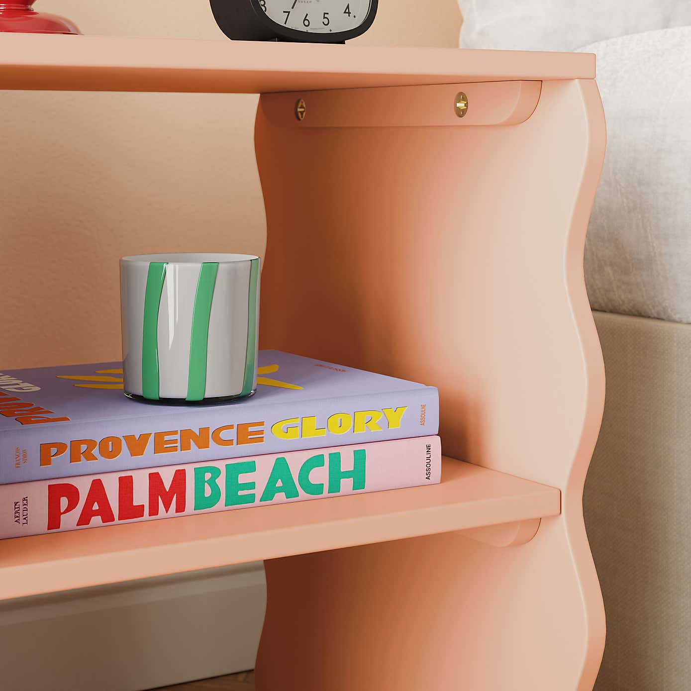 Posie Wavy Bedside Table
