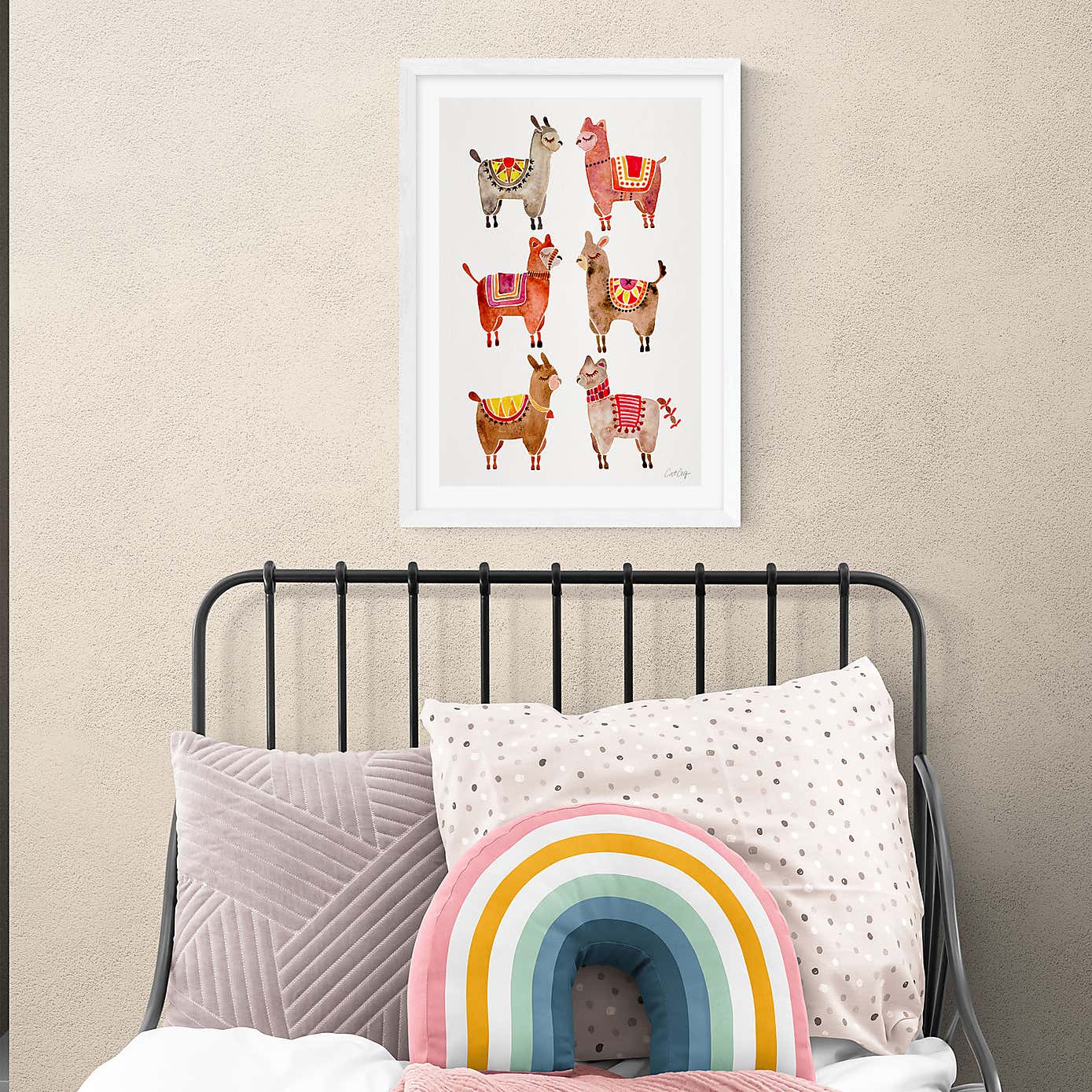 East End Prints Alpaca Print