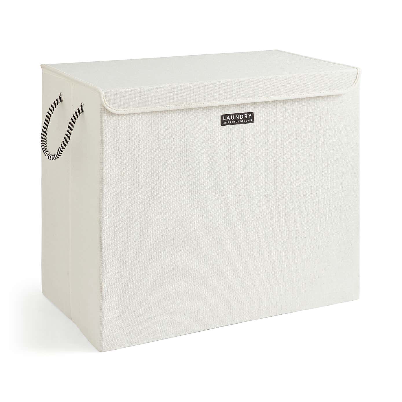 Industrial Triple Compartment Foldable Laundry Hamper
