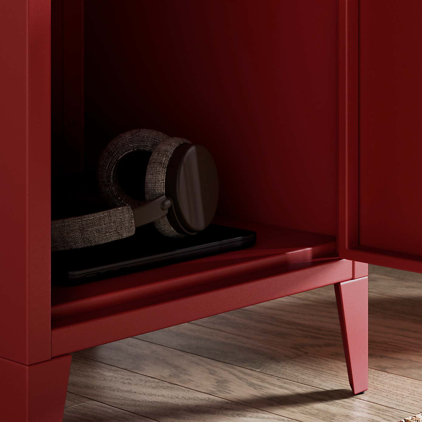 Helga Metal Bedside Table