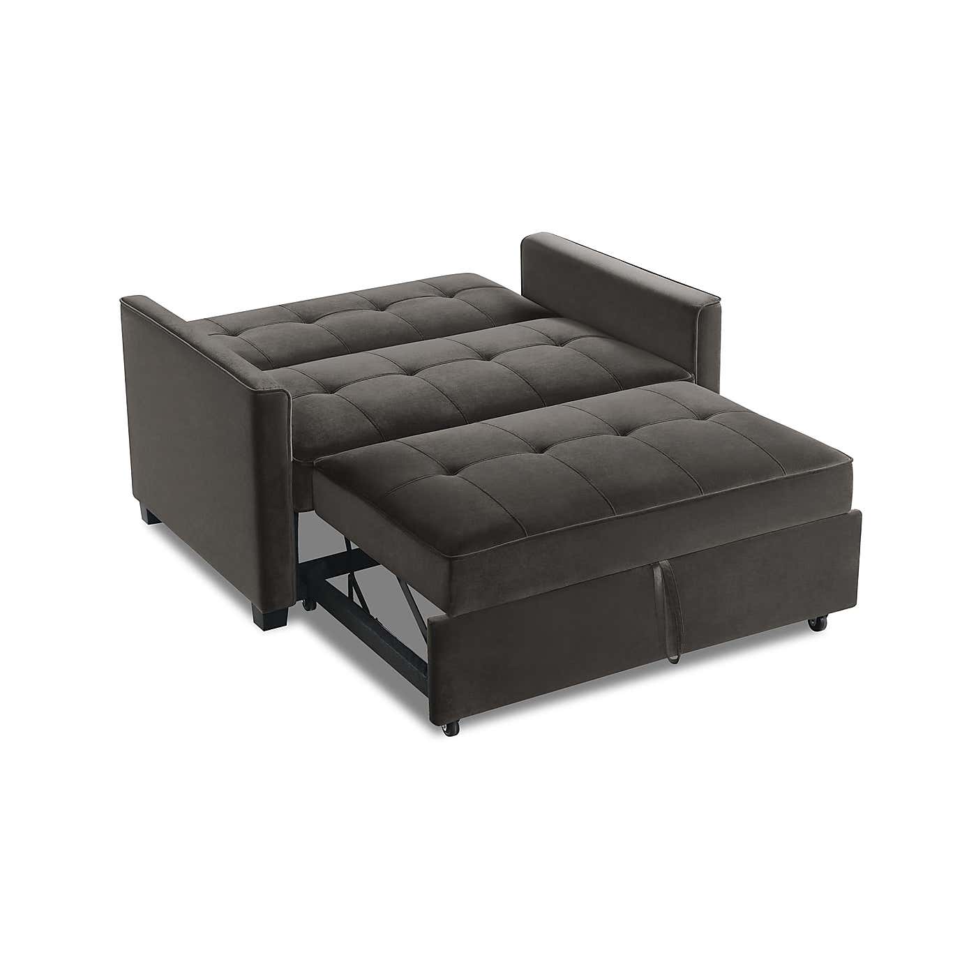 Summer Velvet 2 Seater Sofa Bed