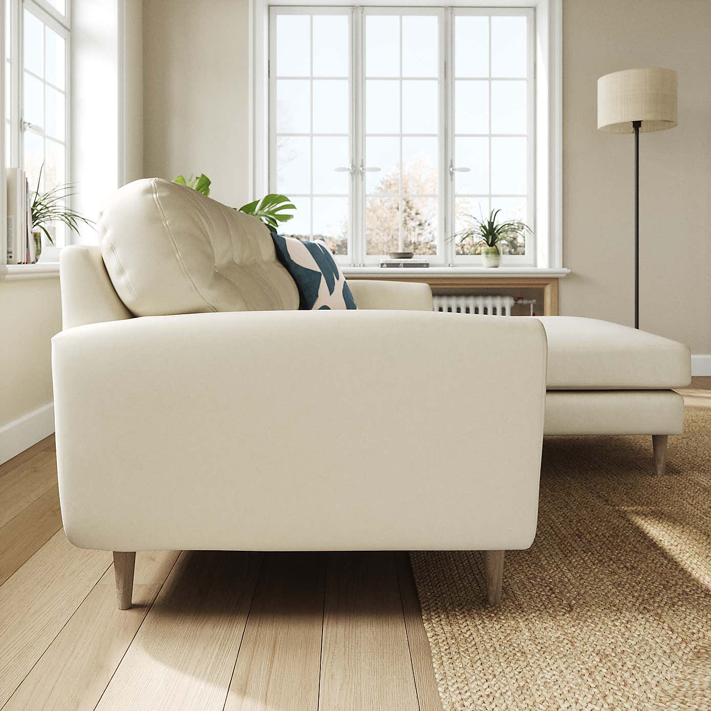 Sven Opulent Velvet Corner Chaise Sofa