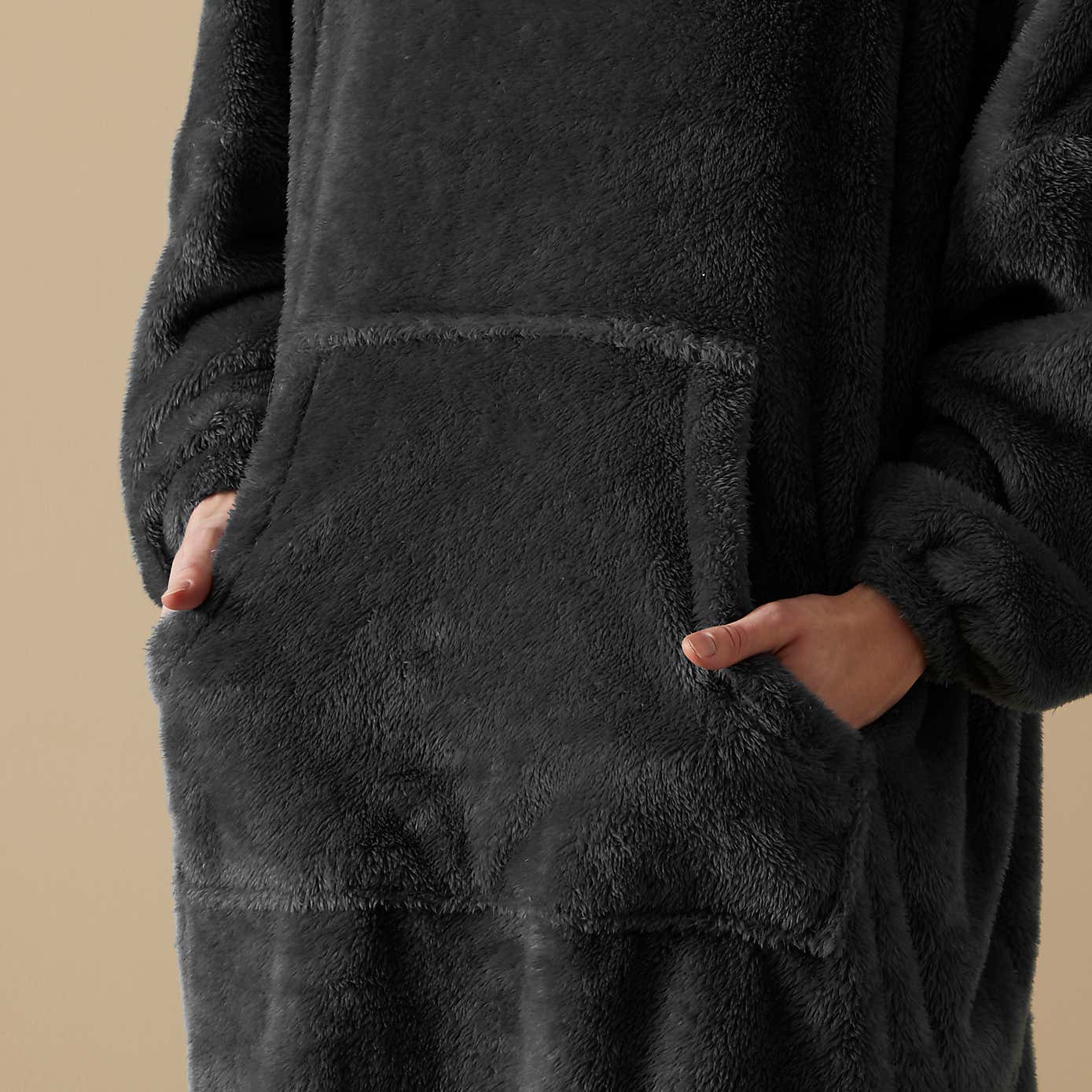 Teddy Oversized Blanket Hoodie