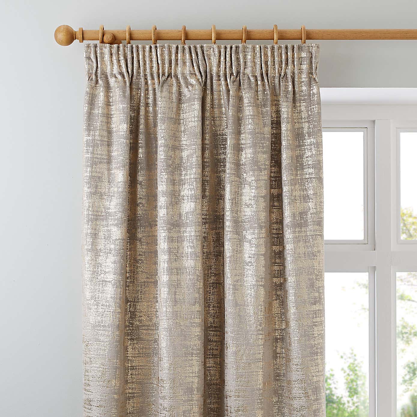 Romano Velour Pencil Pleat Curtains
