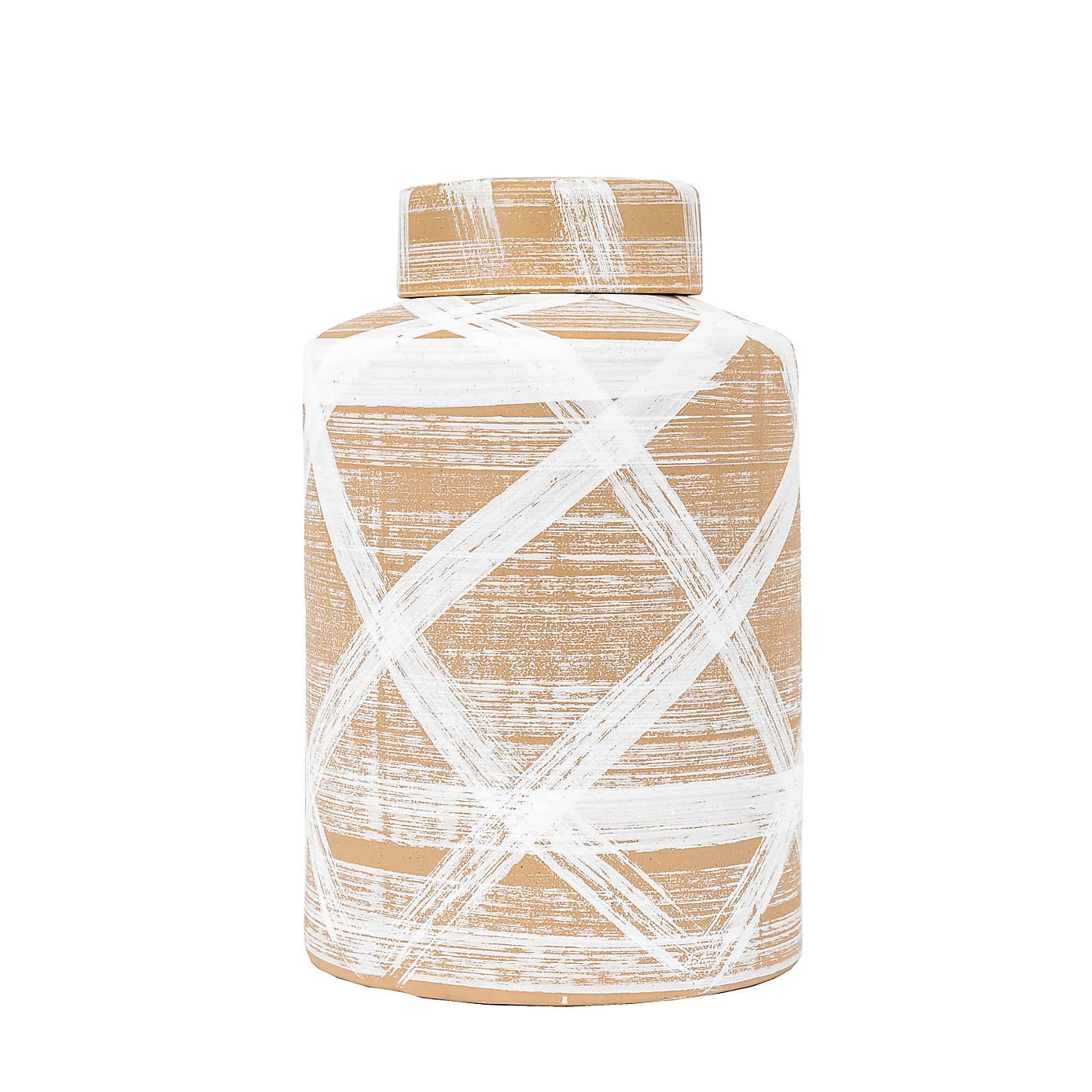 Hurne Jar Reactive Brown and White 33cm