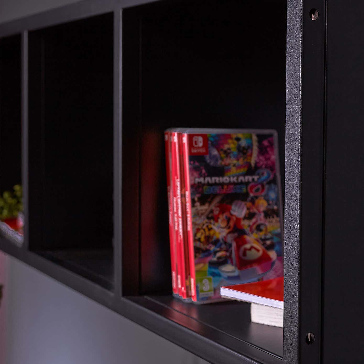 Return - X Rocker MESH TEK Shelf with 4 Cube Storage