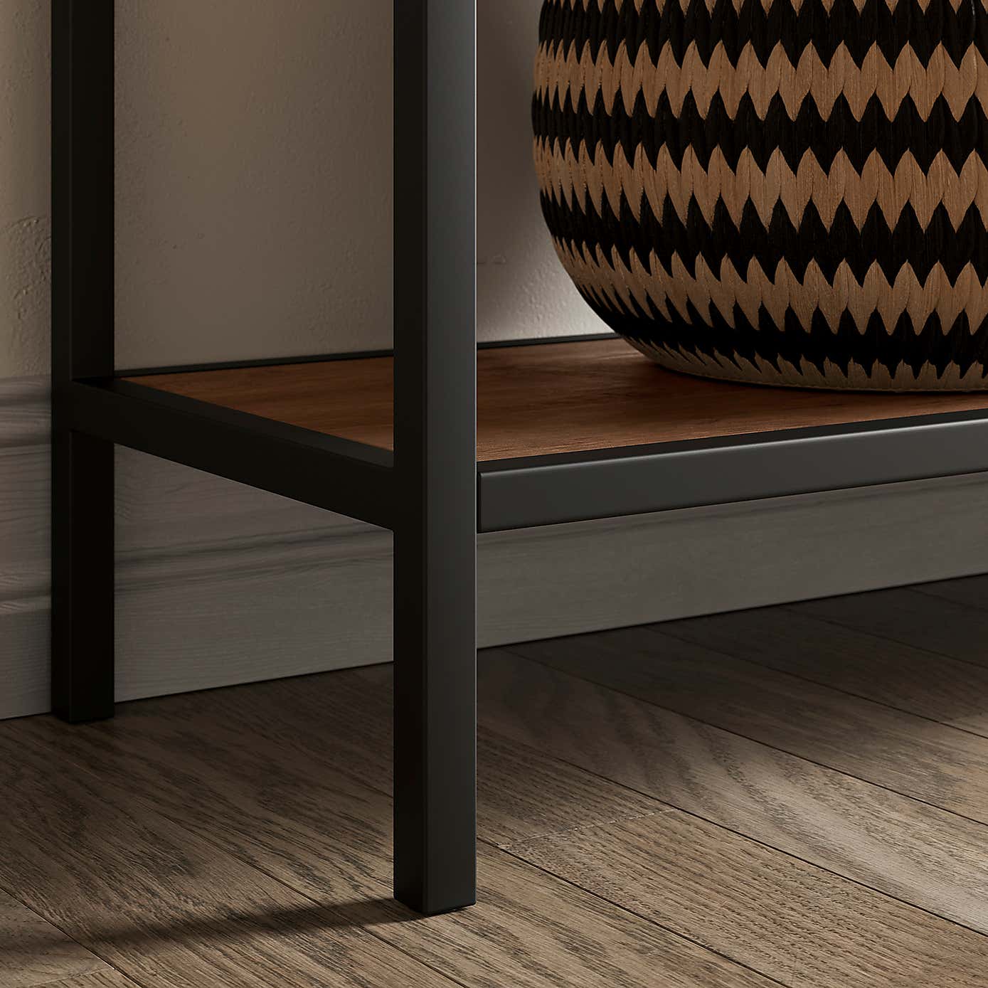 Fulton Extra Wide Console Table, Pine Effect