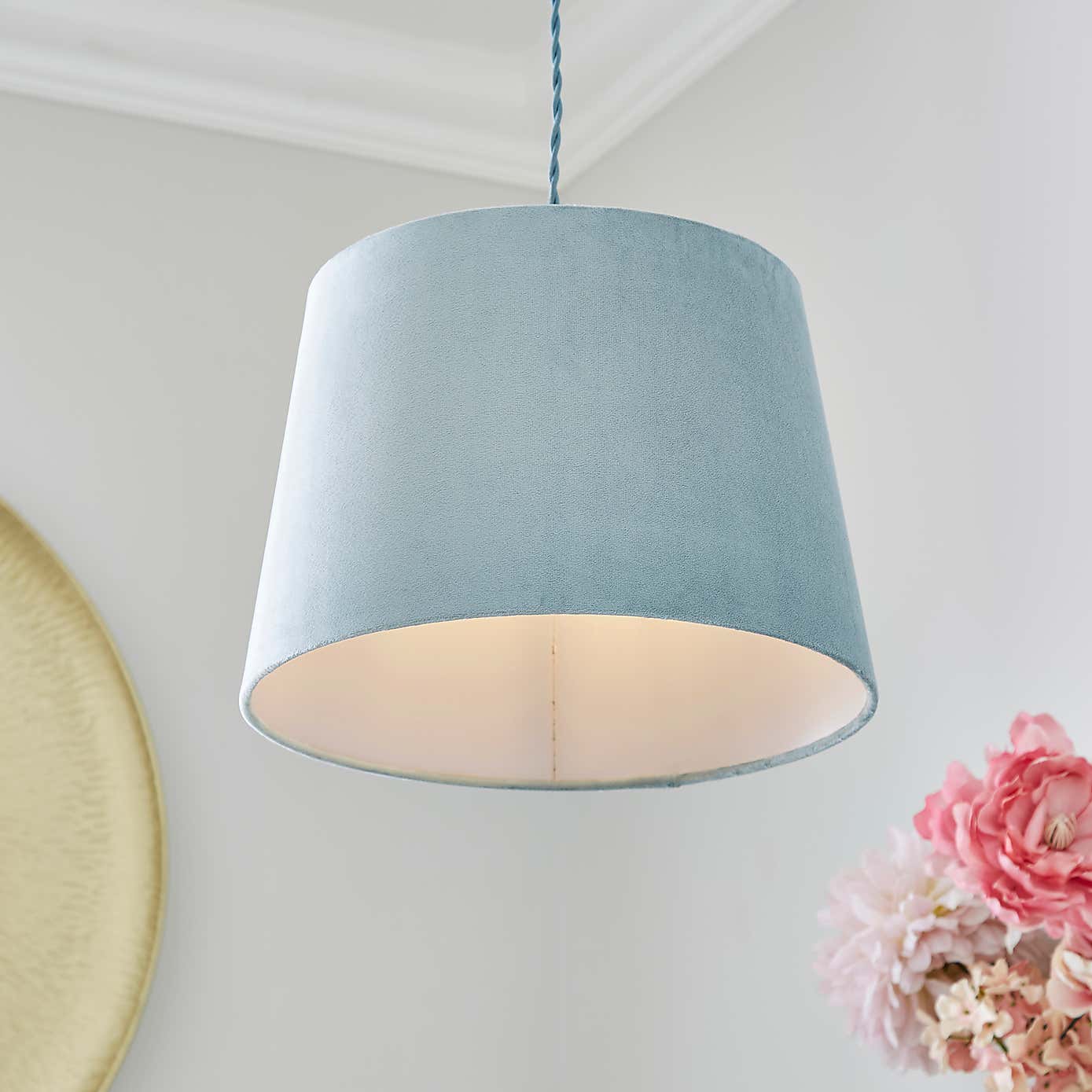Clara Velvet Tapered Lamp Shade