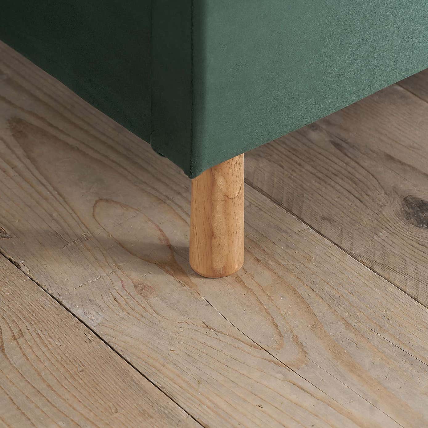 Loxley Velvet Ottoman Bed