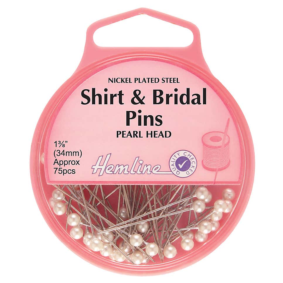Hemline Shirt And Bridal Pins