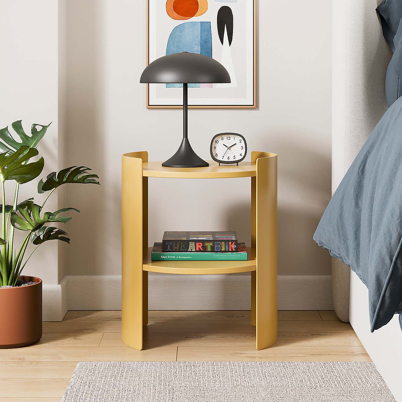 Benji Circular Bedside Table
