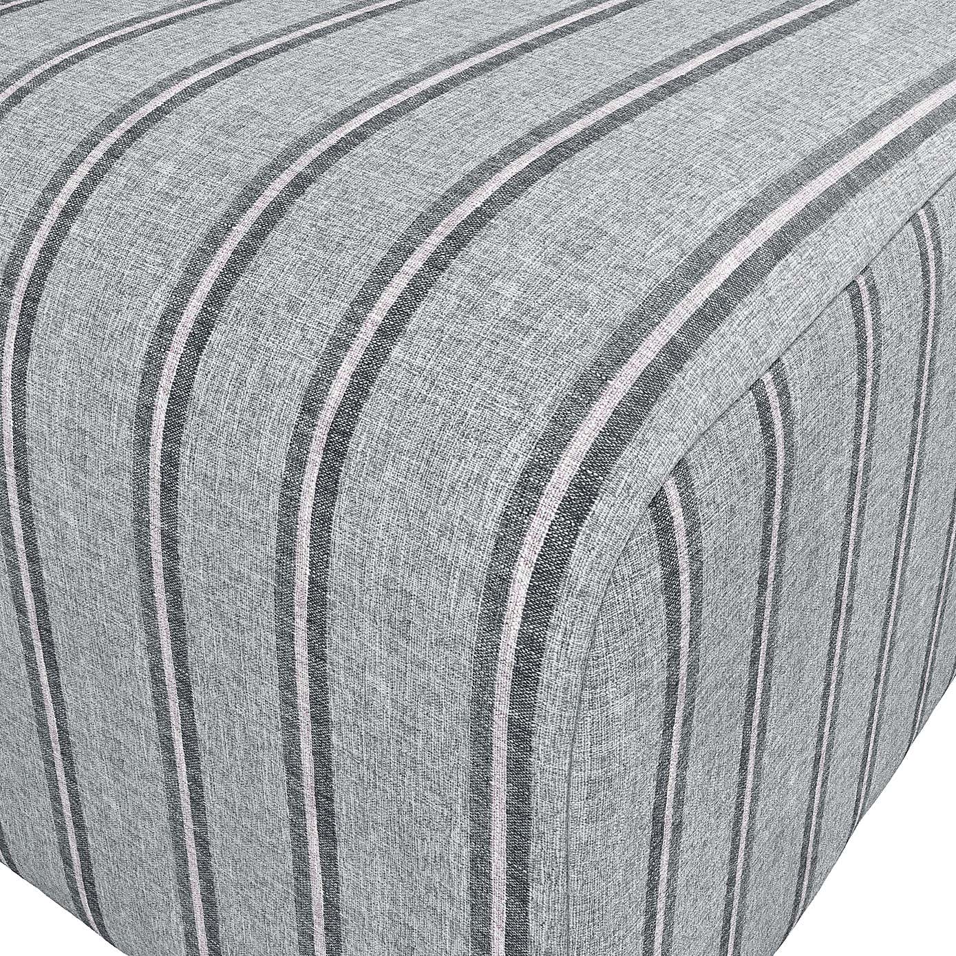 Ryder Thick Stripe Pouffe