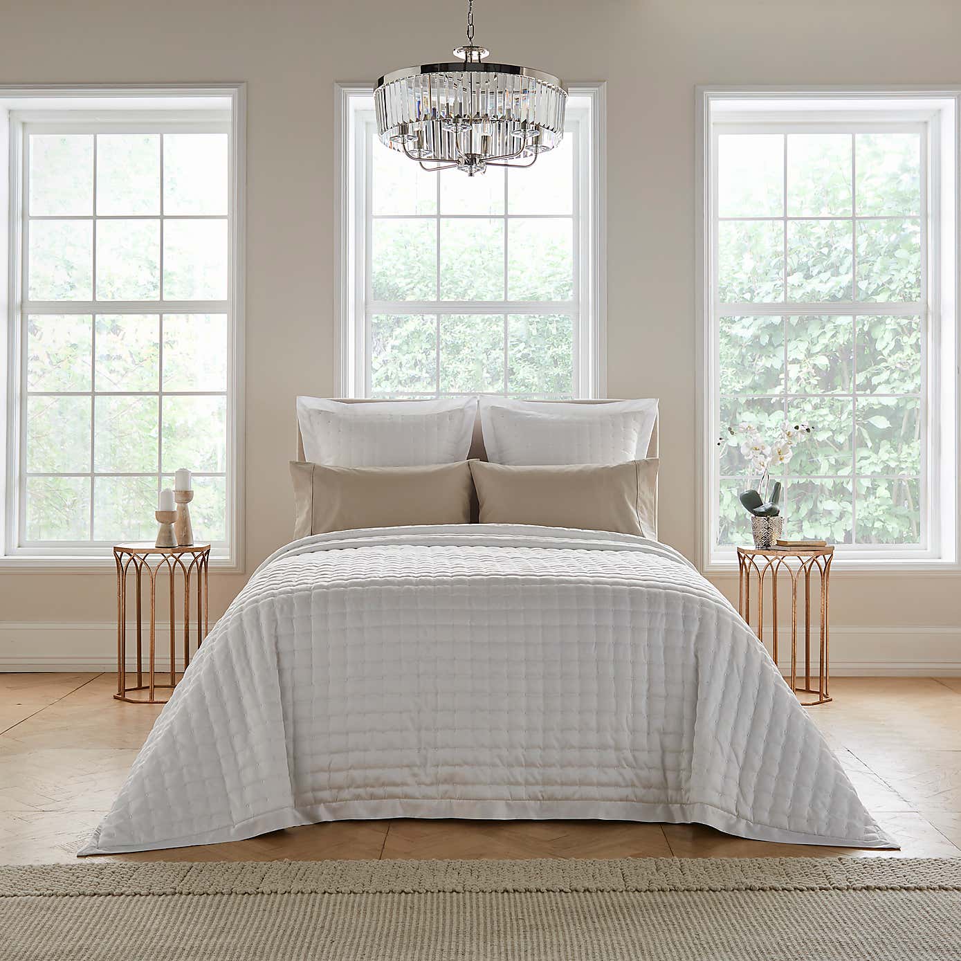 Dorma Ophelia Natural Bedspread