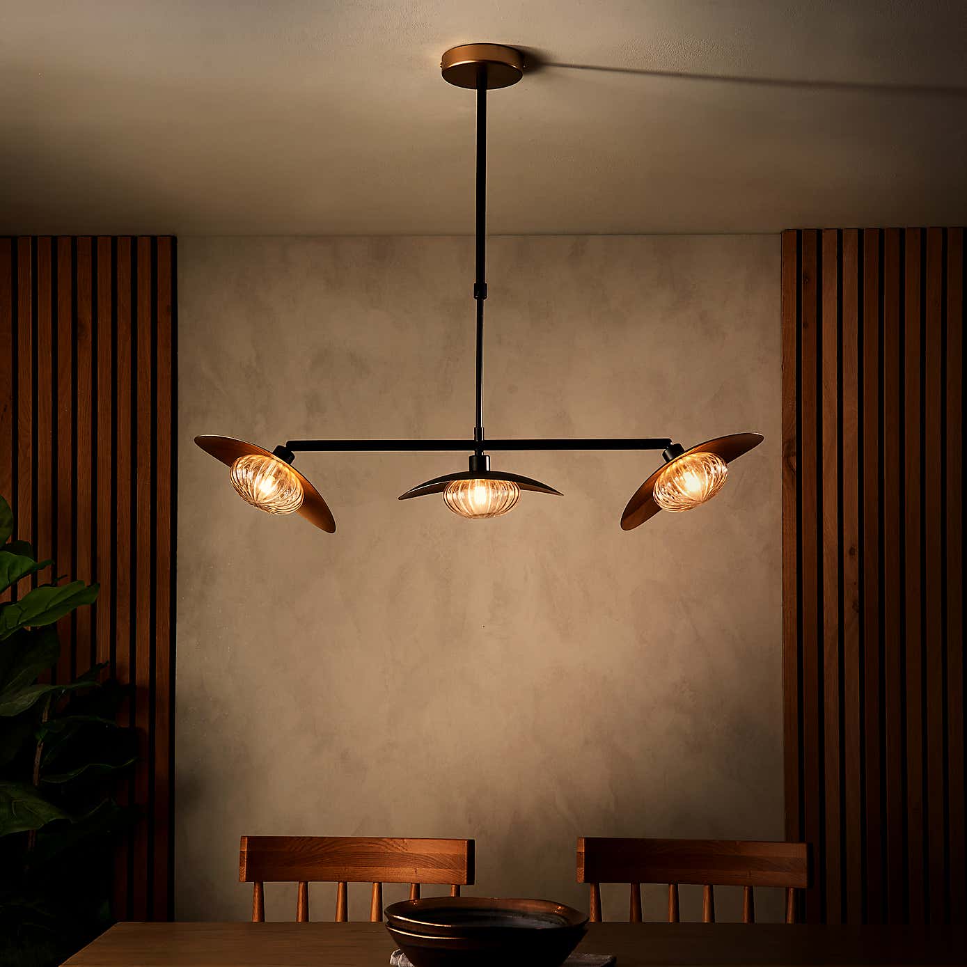 Delano 3 Light Diner Ceiling Light