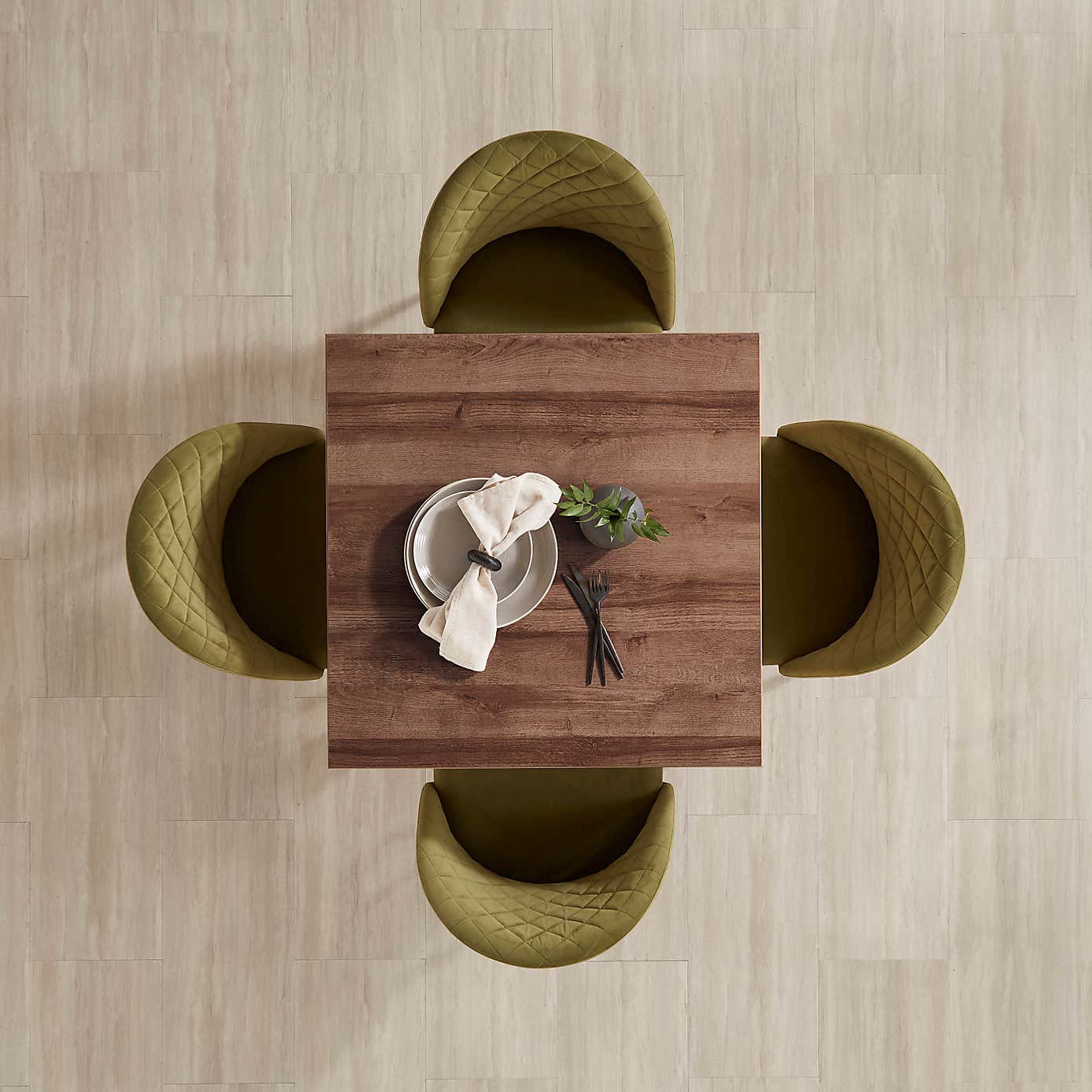 Fulton Oak Effect Flip Top Dining Table