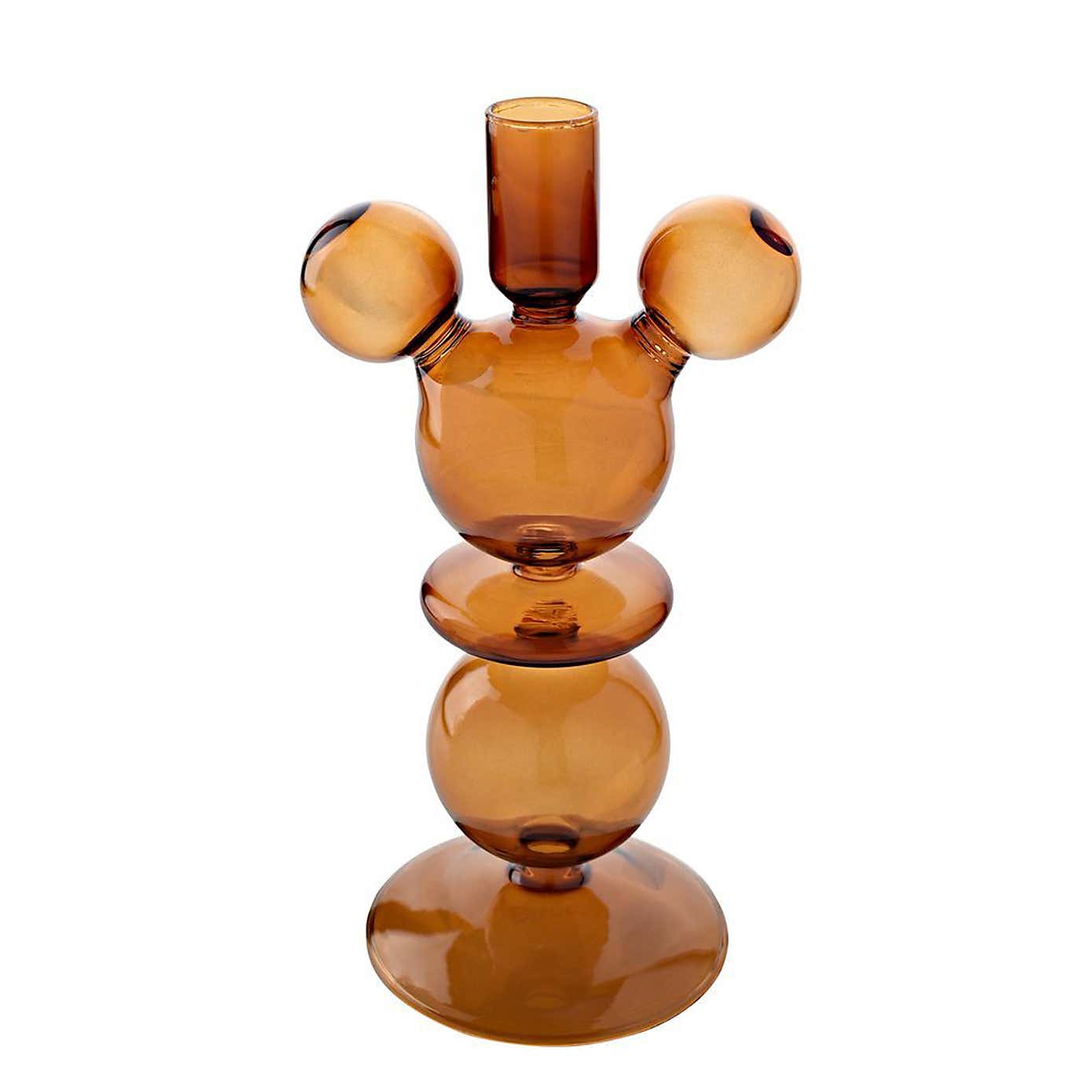 Set of 2 Disney Mickey Mouse Shaped Candlestick Holders