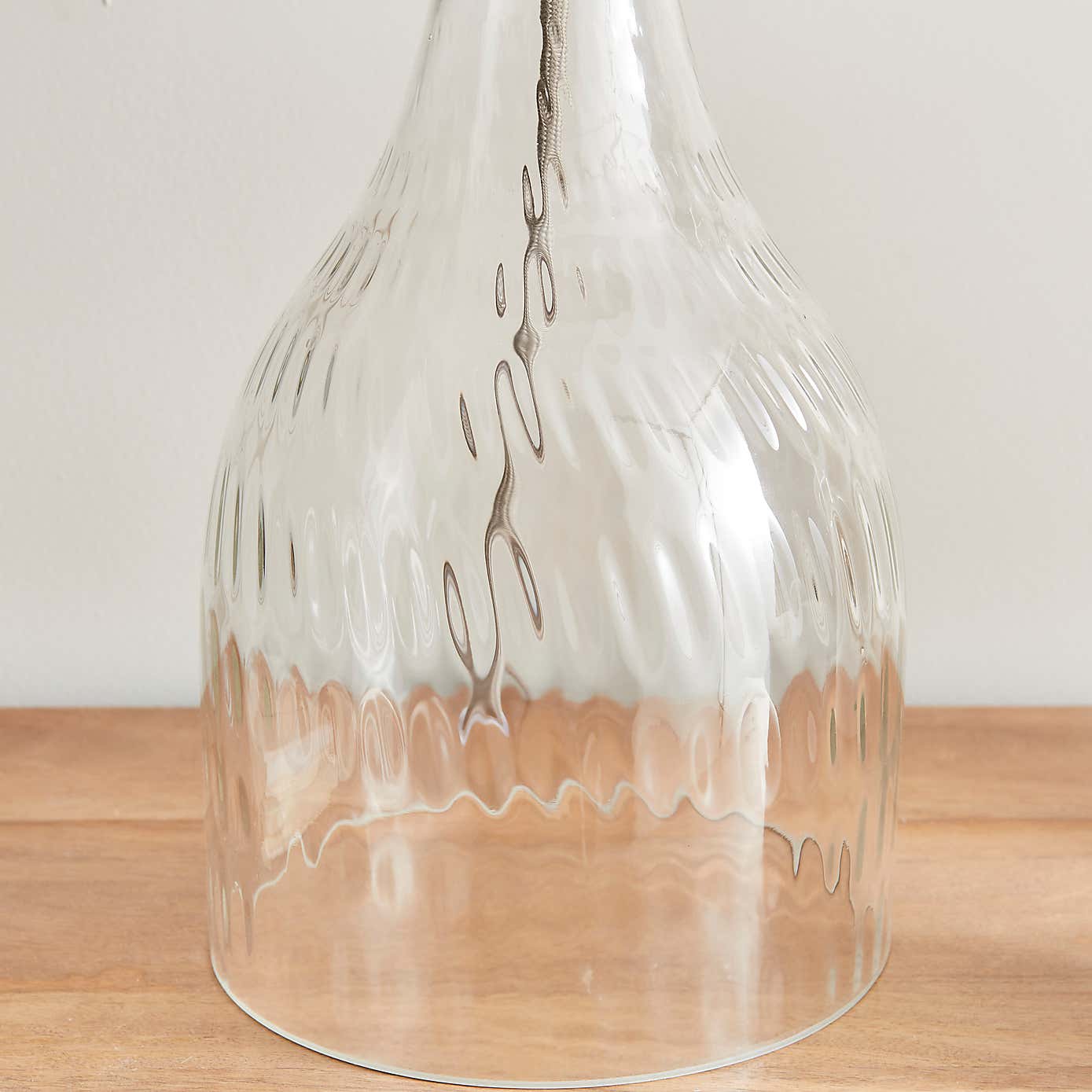 Hannam Recycled Glass Bottle Lamp, Large