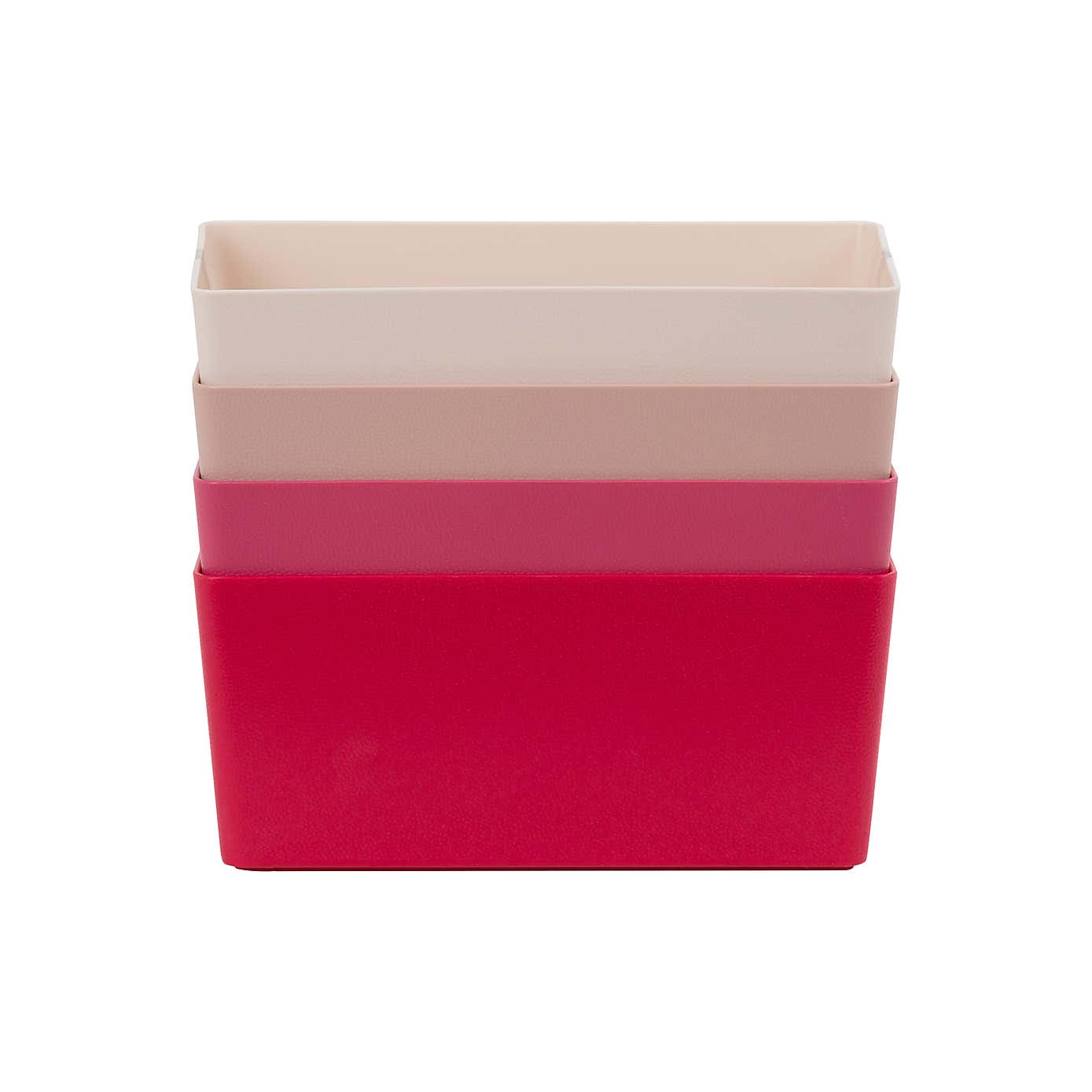 Wham Studio Set of 4 Plastic Storage Basket 4.02