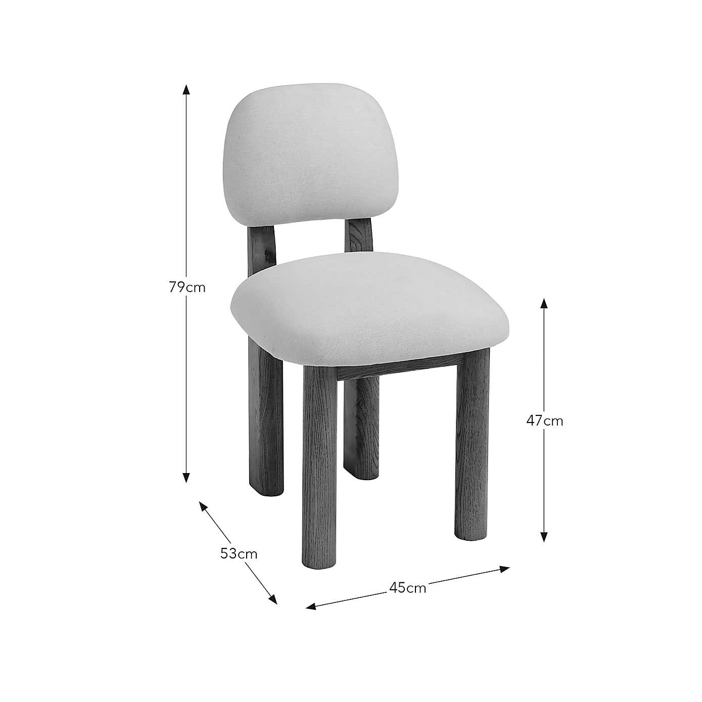 Adelita Fabric Dining Chair