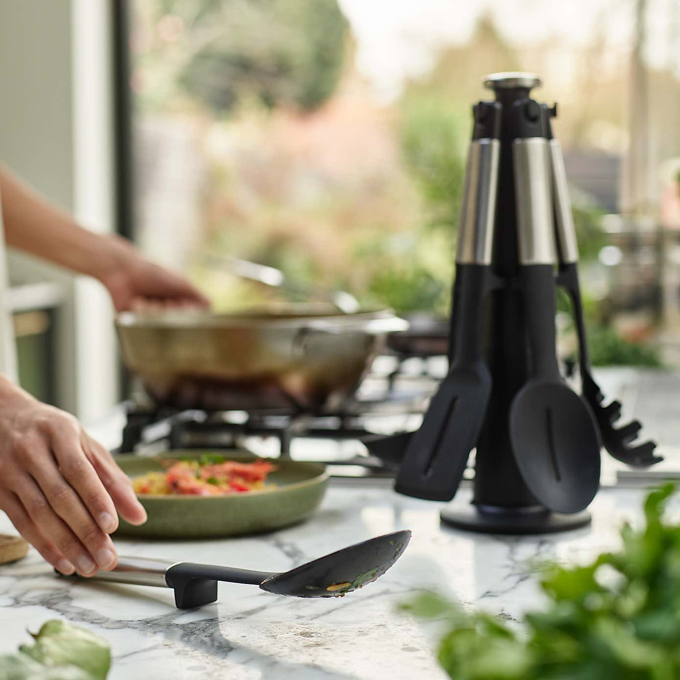 Elevate™ 5-piece Utensils Carousel Set