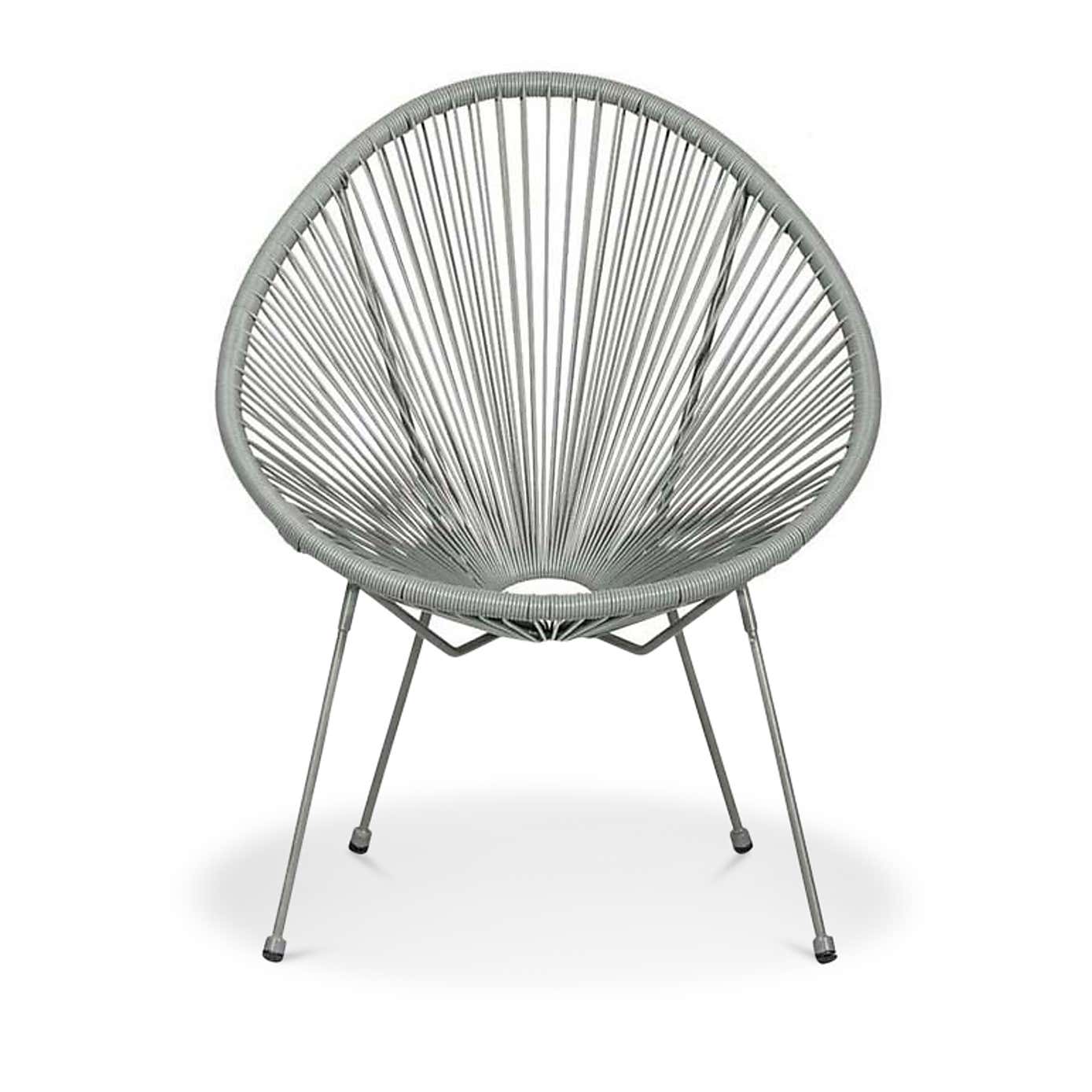 Monaco Grey Egg Chair Set