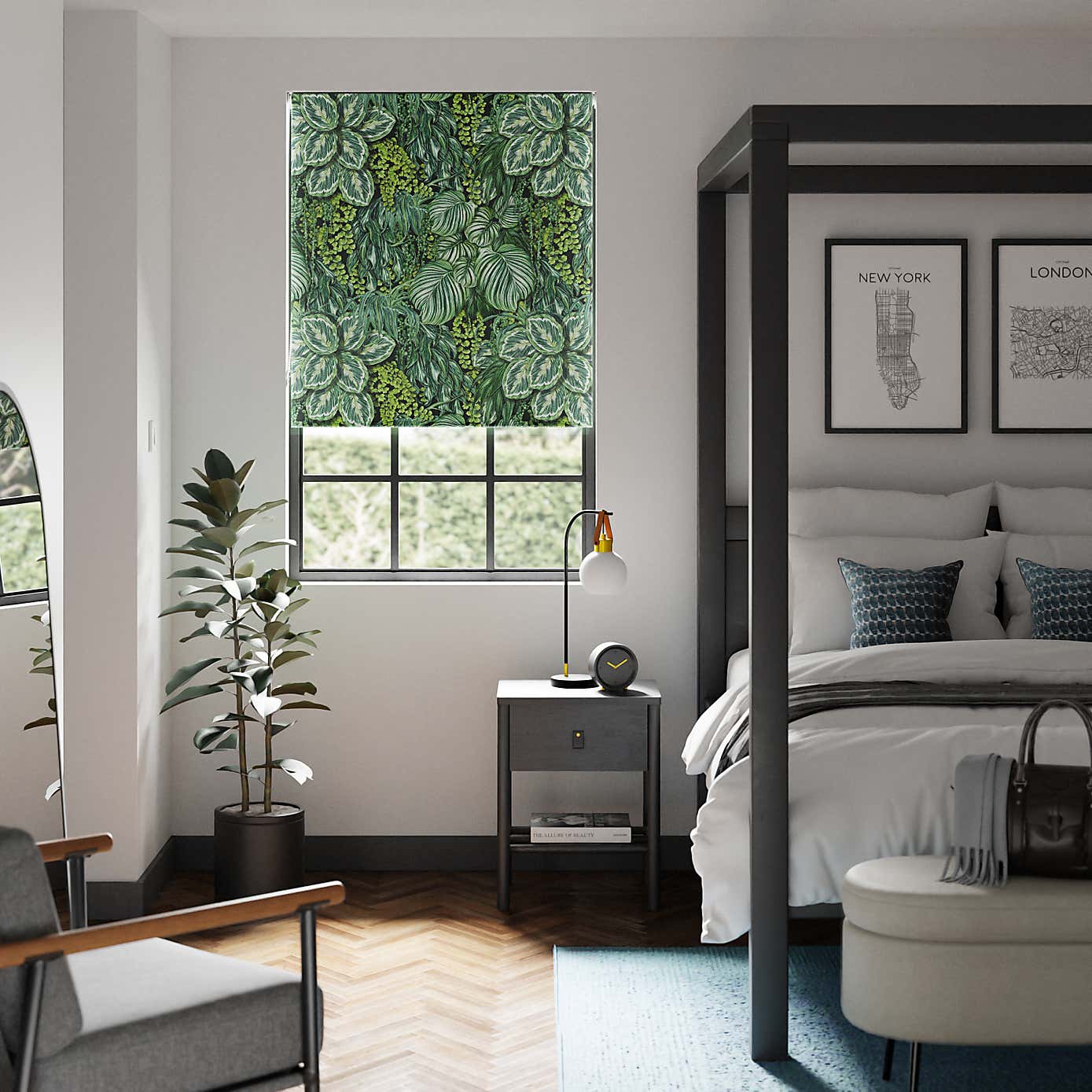 Living Wall Blackout Roller Blind