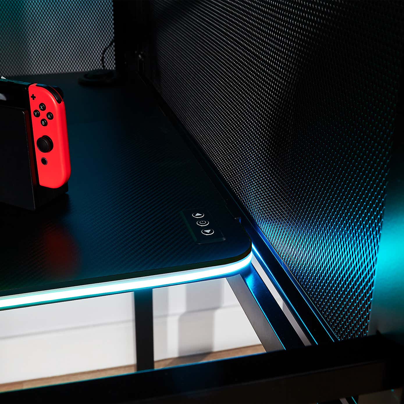 X Rocker Battle Bunk LED High Sleeper Gaming Bed