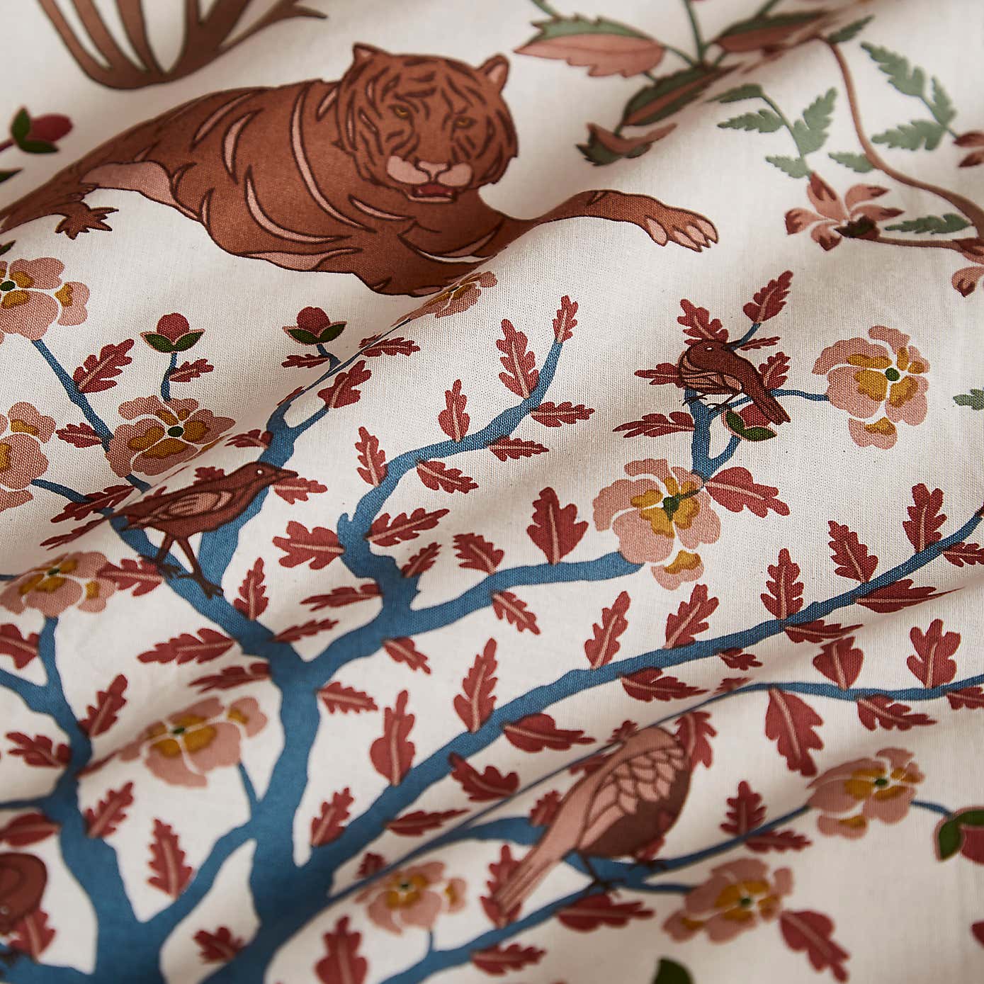 Forest Animals 100% Cotton Duvet Cover and Pillowcase Set