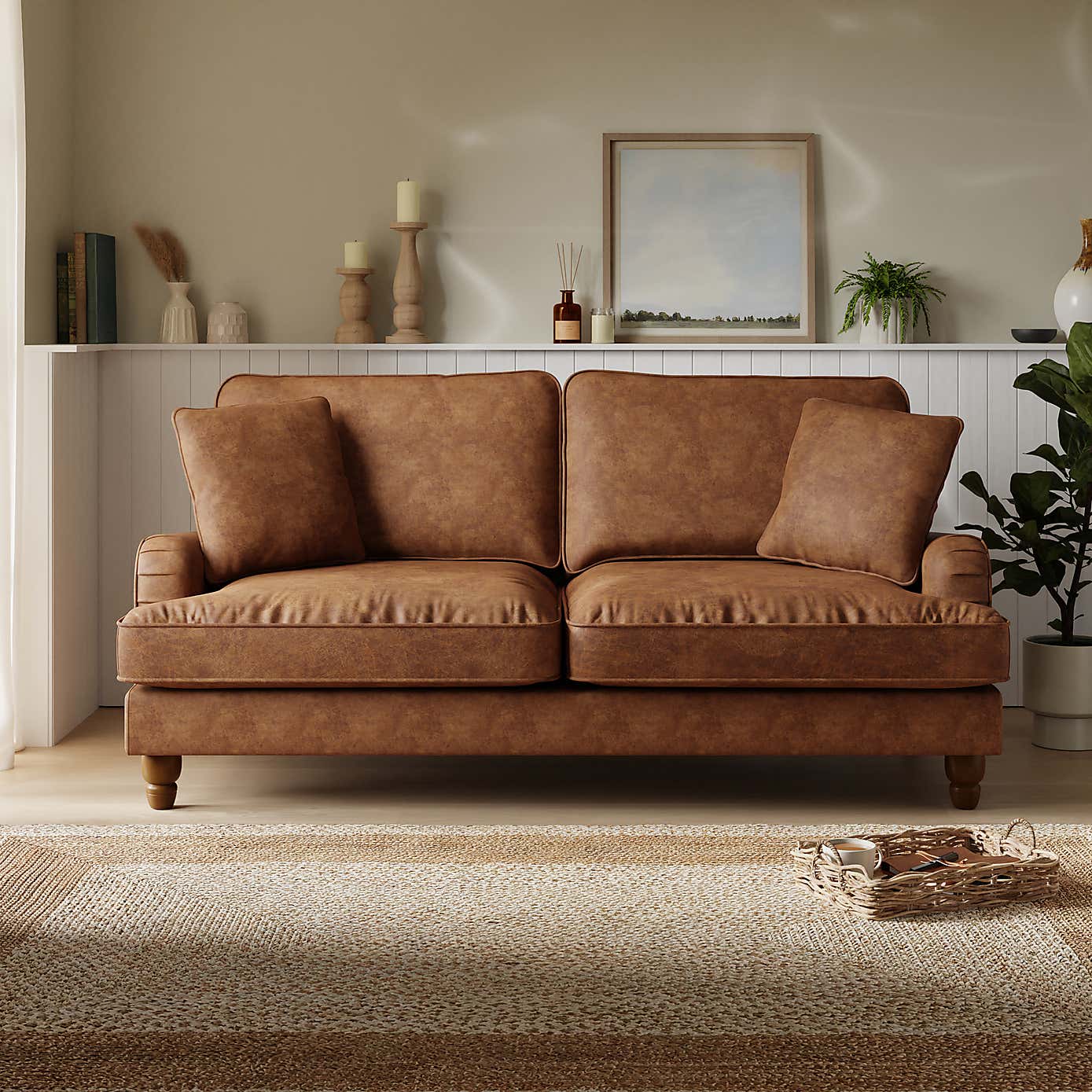 Relaxed Faux Leather Fabric Sample